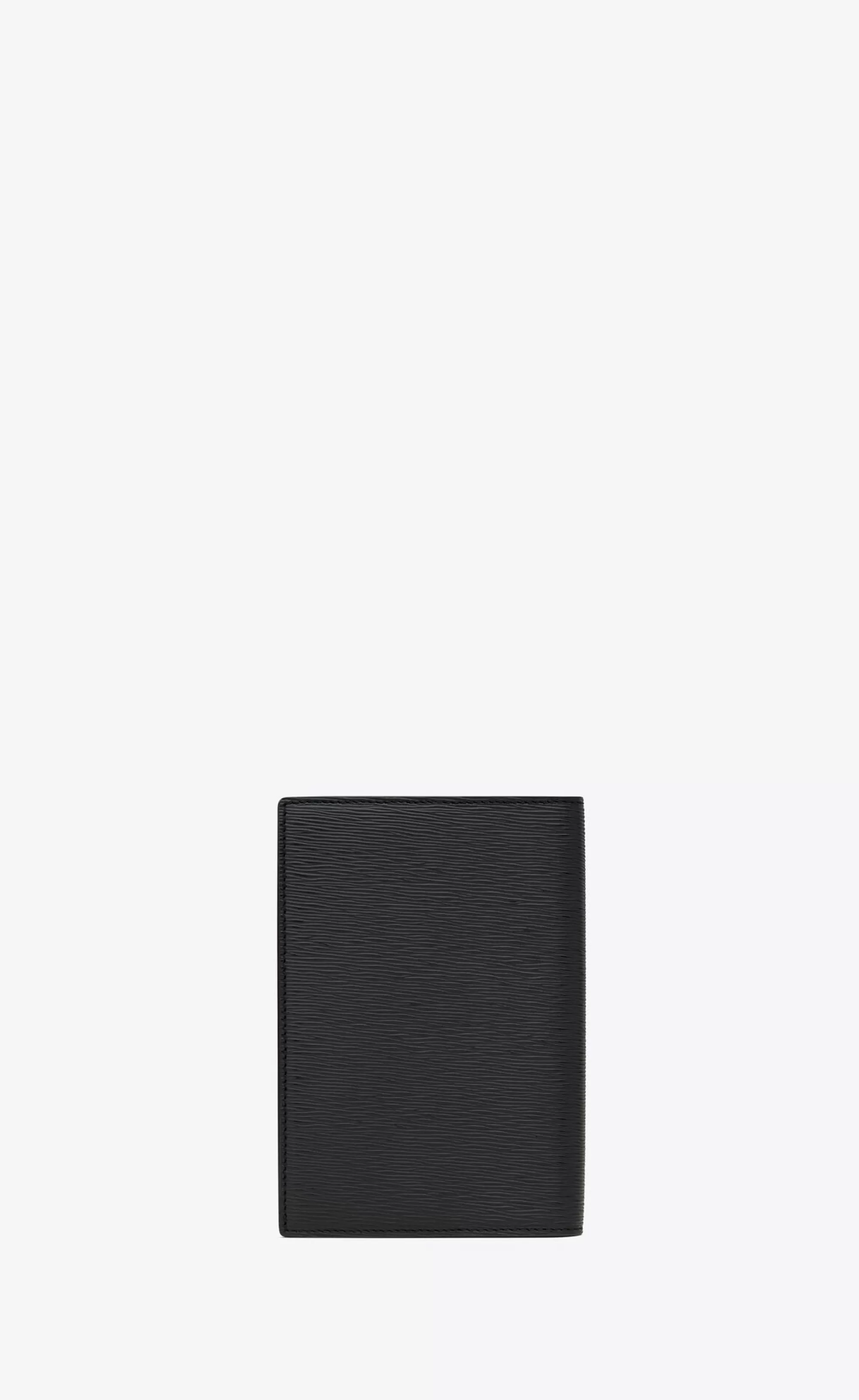 Women Saint Laurent OTHER ACCESSORIES | SMALL ACCESSORIES^ Paris Passport Case In Ripple-embossed Leather | | YSL.com