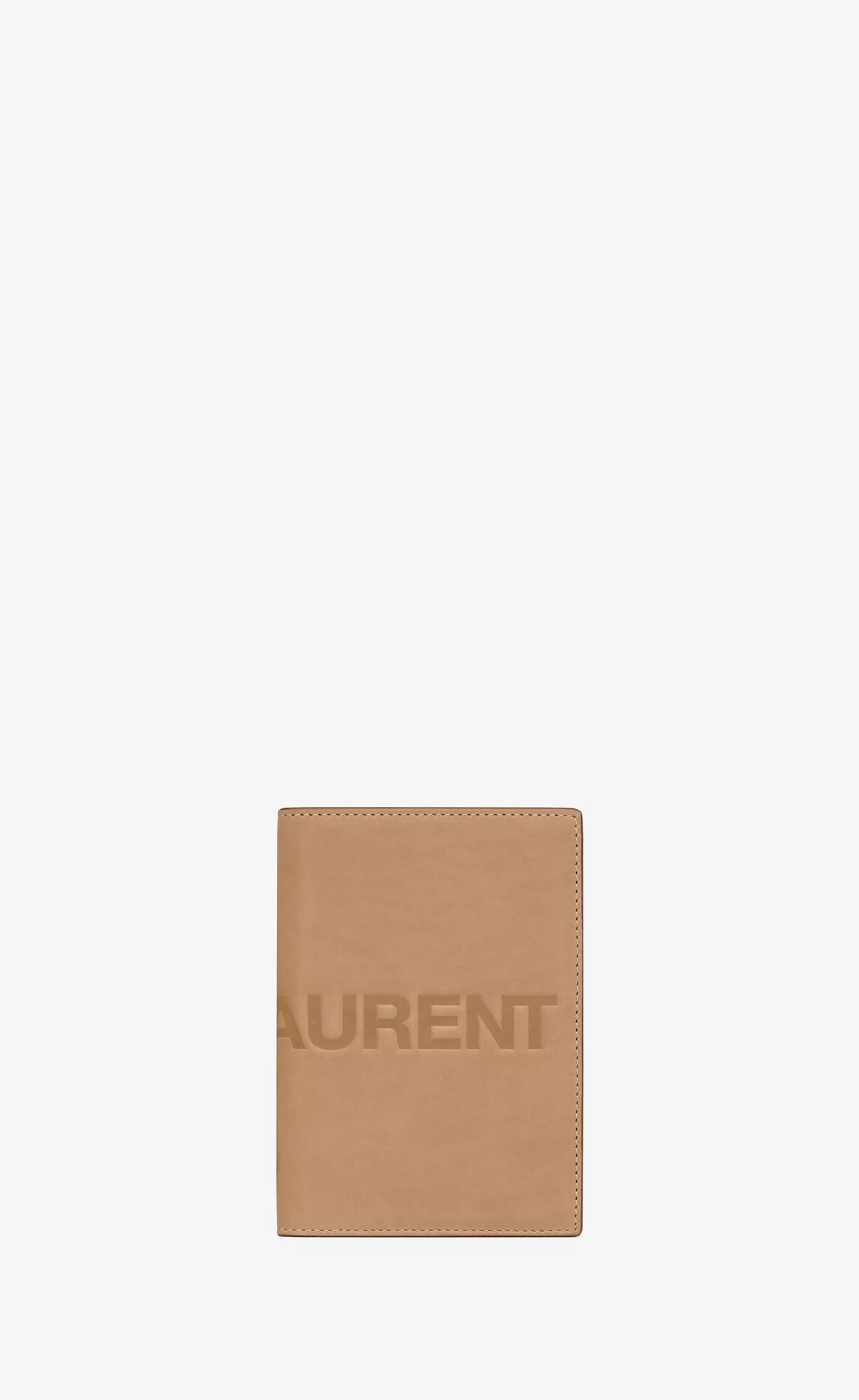 Saint Laurent OTHER ACCESSORIES^ Passport Case In Vegetable-tanned Leather | | YSL.com