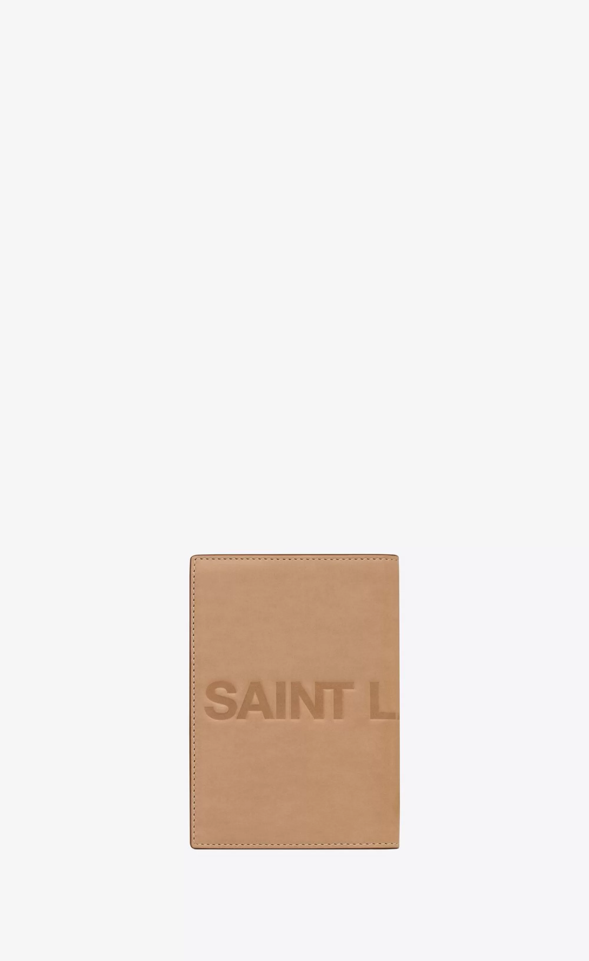 Saint Laurent OTHER ACCESSORIES^ Passport Case In Vegetable-tanned Leather | | YSL.com