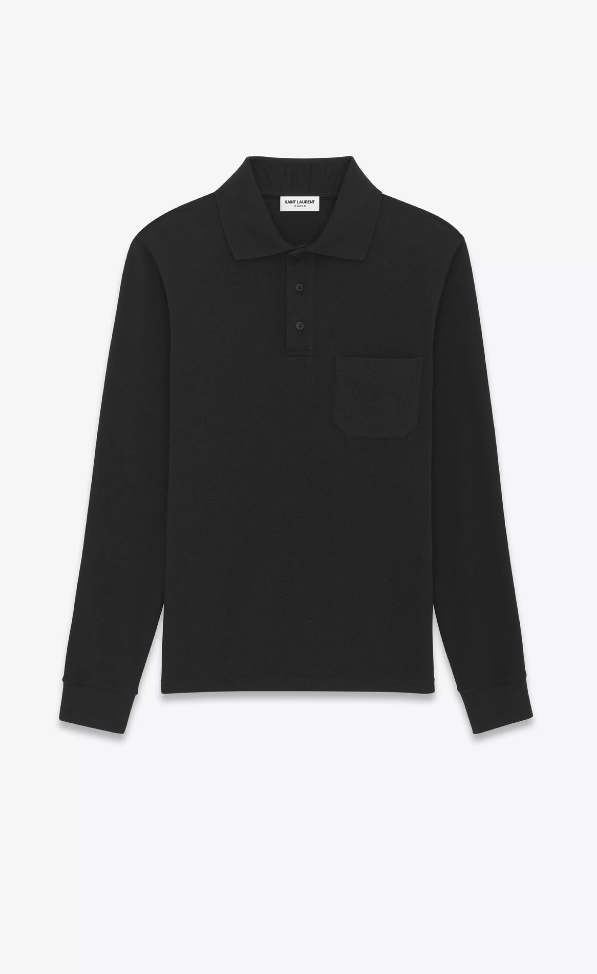 Saint Laurent ALL READY TO WEAR | JERSEY^ Polo Shirt In Cotton Piqué | | YSL.com