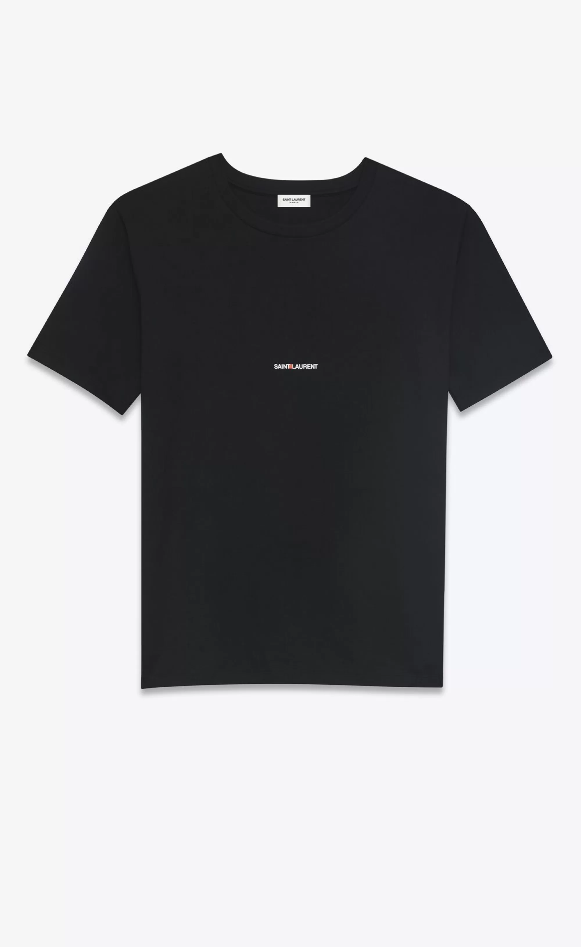 Women Saint Laurent JERSEY^ RIVE GAUCHE T-SHIRT | | YSL.com