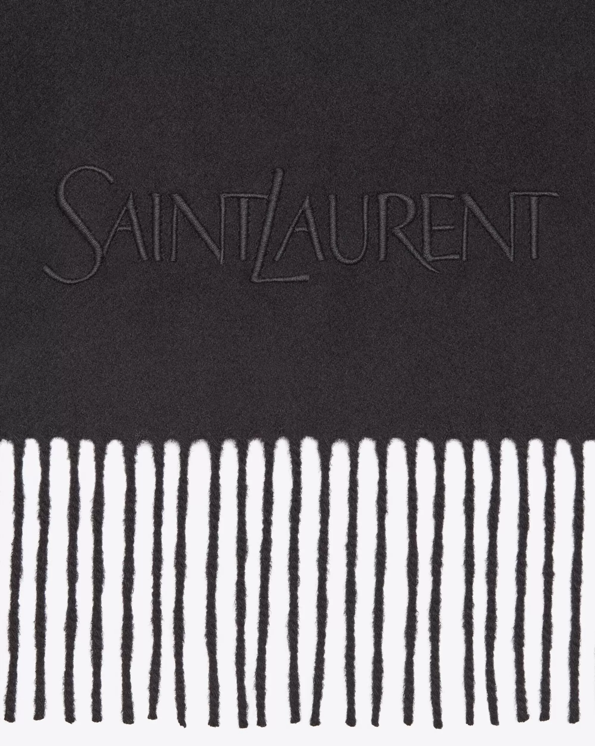 Saint Laurent TEXTILE ACCESSORIES^ Scarf In Cashmere Jacquard | | YSL.com