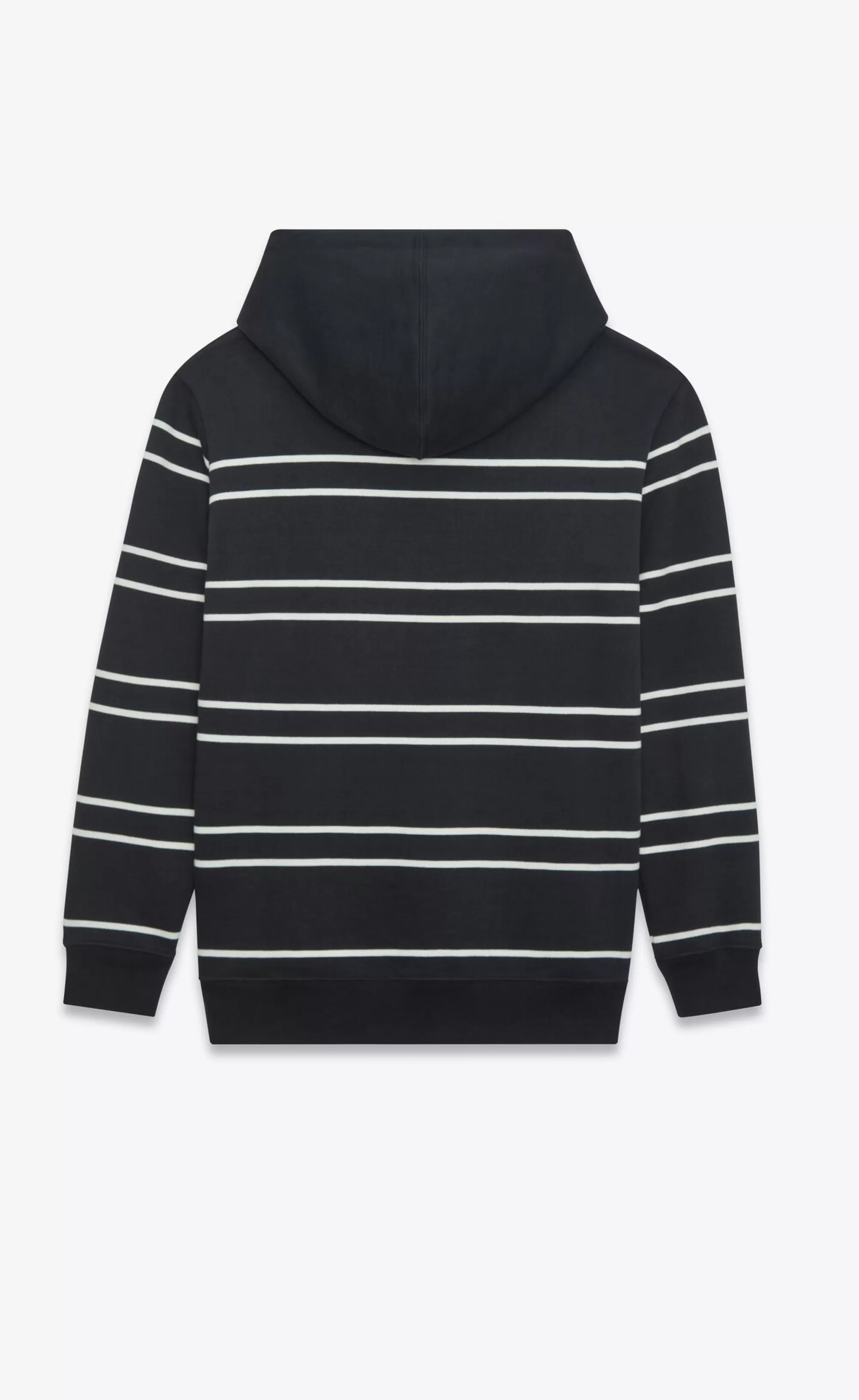 Saint Laurent ALL READY TO WEAR | JERSEY^ Striped Hoodie | | YSL.com