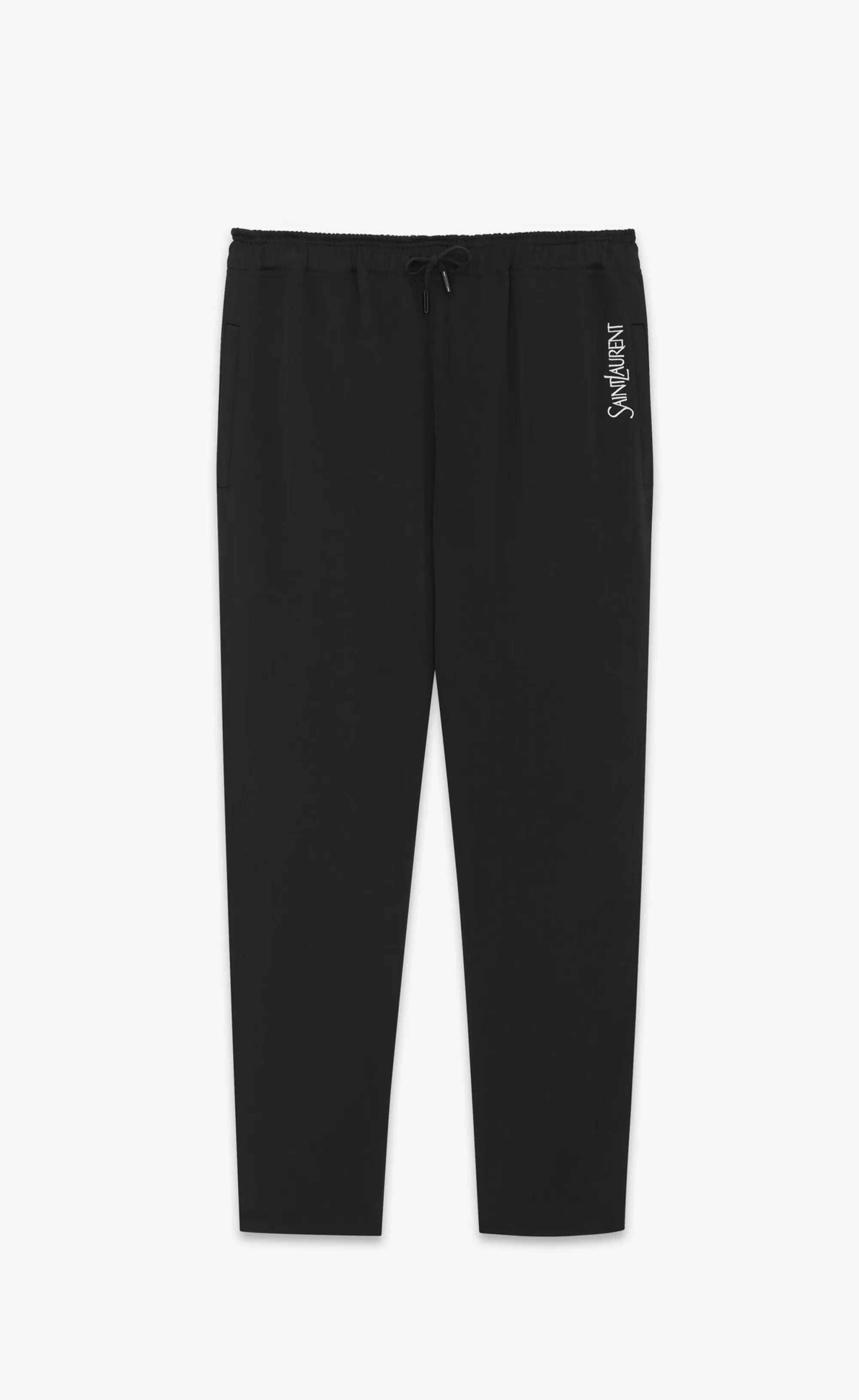 Women Saint Laurent JERSEY^ SWEATPANTS IN CREPE SATIN | | YSL.com