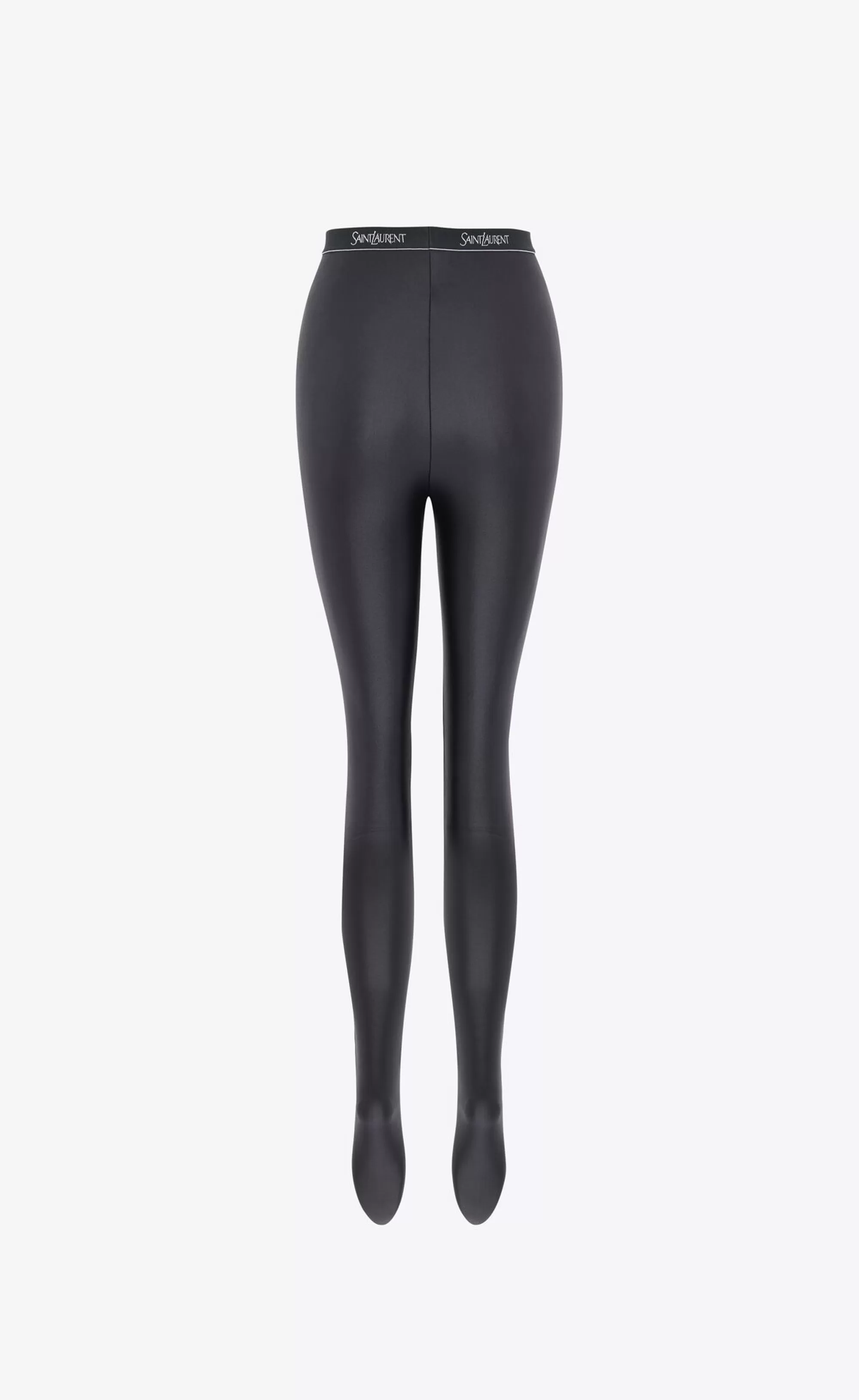 Women Saint Laurent JERSEY | LINGERIE AND SWIMWEAR^ Tights In Shiny Jersey | | YSL.com