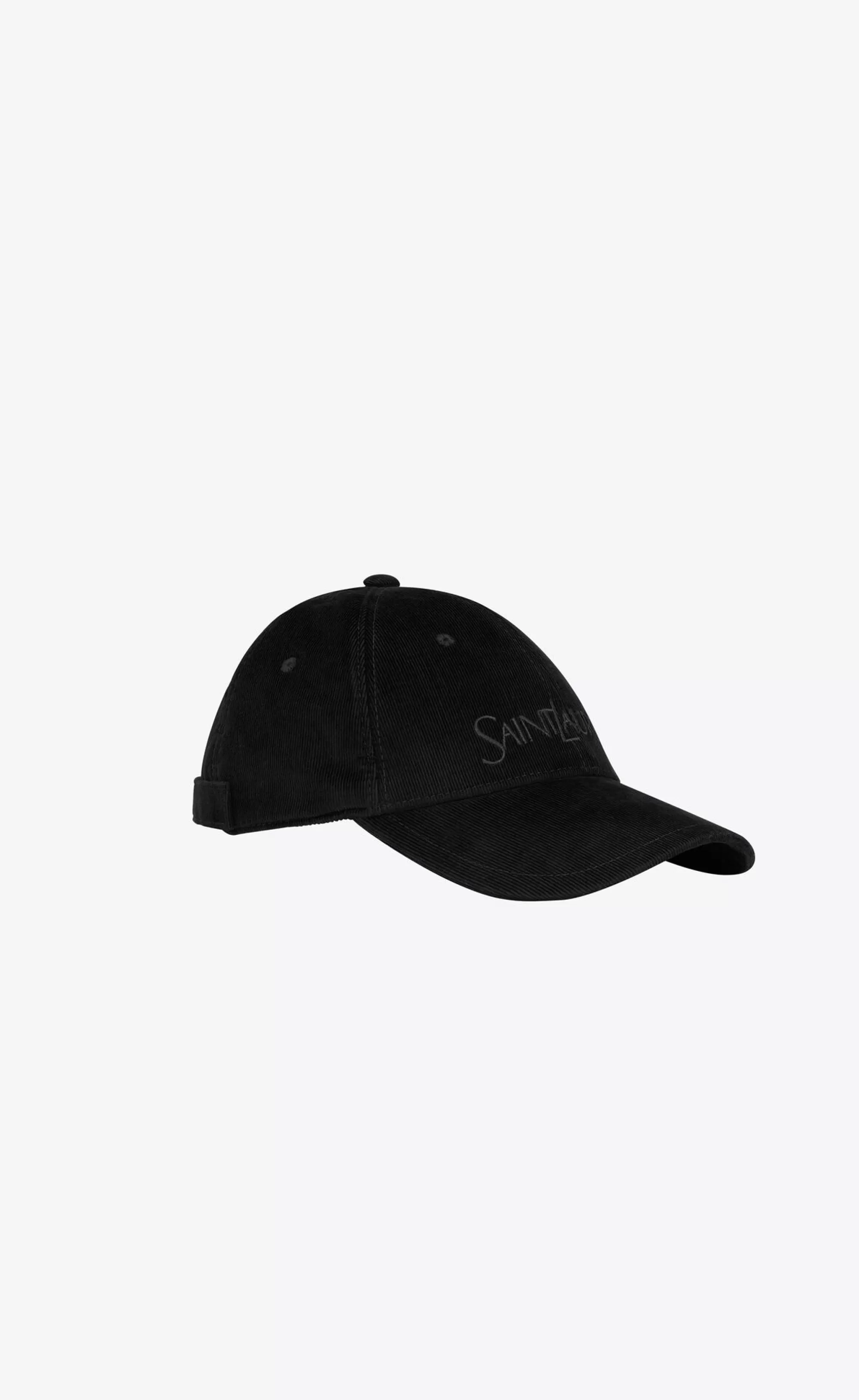 Women Saint Laurent HATS | HATS AND GLOVES^ Vintage Cap In Corduroy | | YSL.com