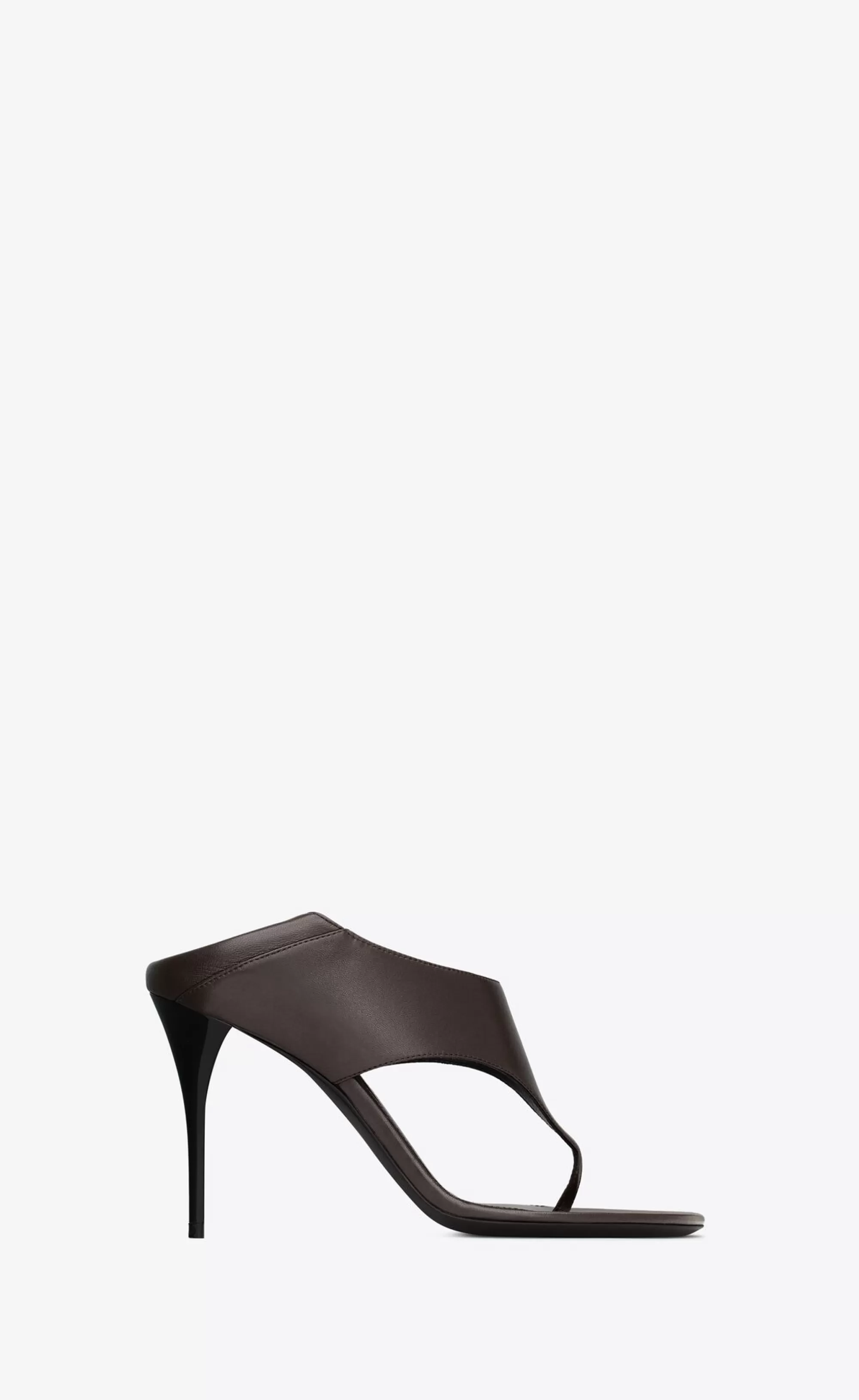 Women Saint Laurent MULES^SAND Sandals In Smooth Leather | | YSL.com