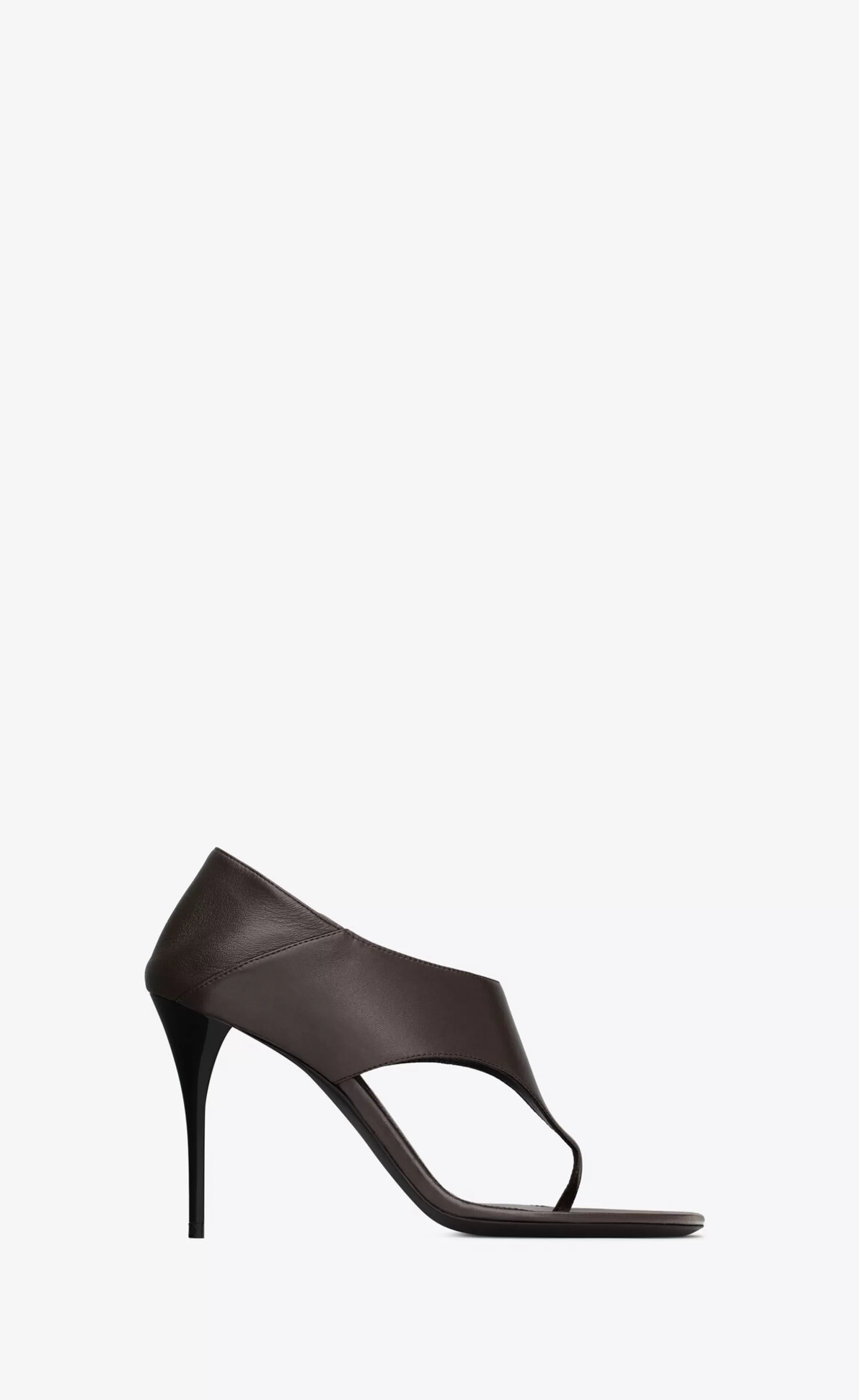 Women Saint Laurent MULES^SAND Sandals In Smooth Leather | | YSL.com