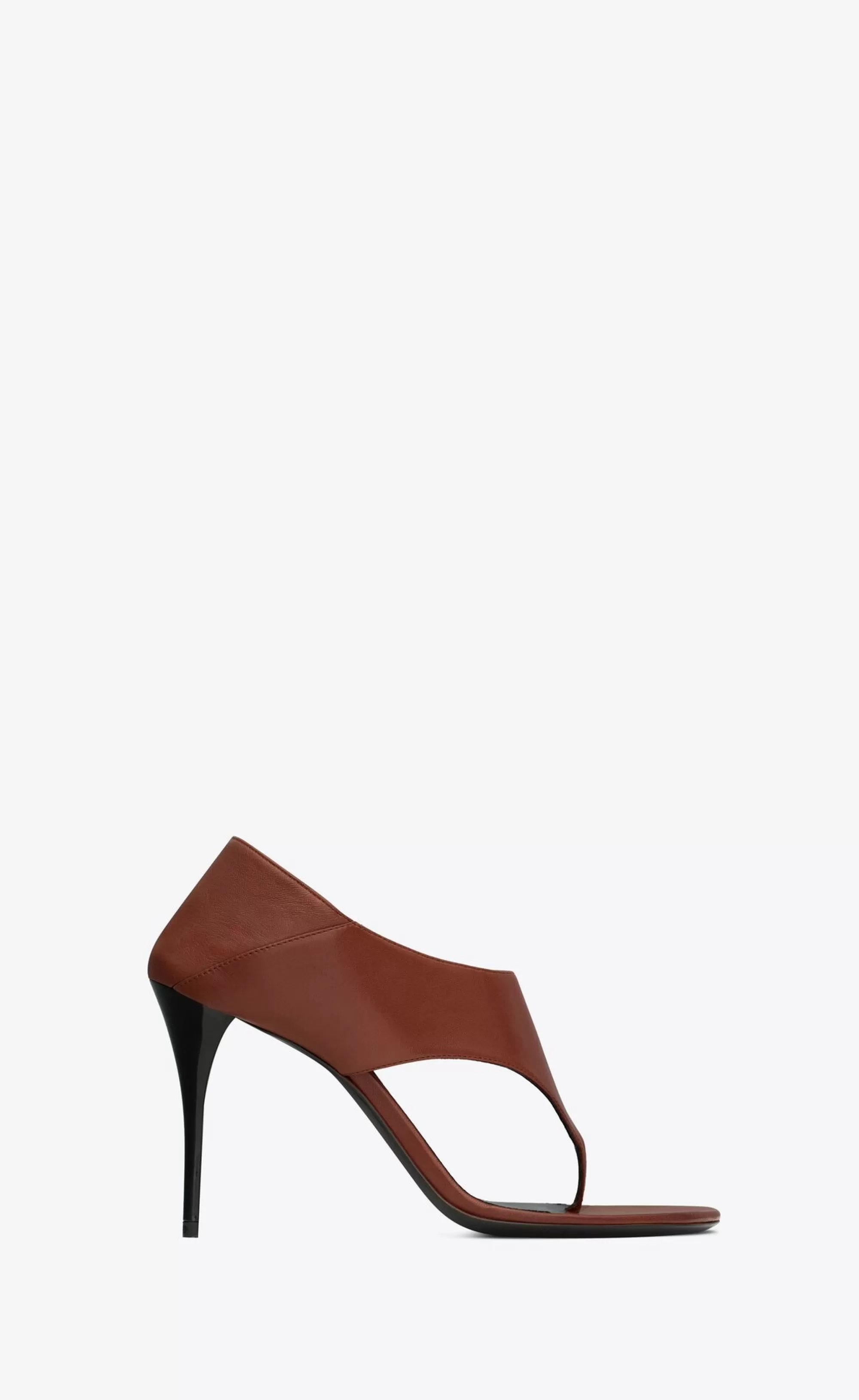 Women Saint Laurent MULES^SAND Sandals In Smooth Leather | | YSL.com