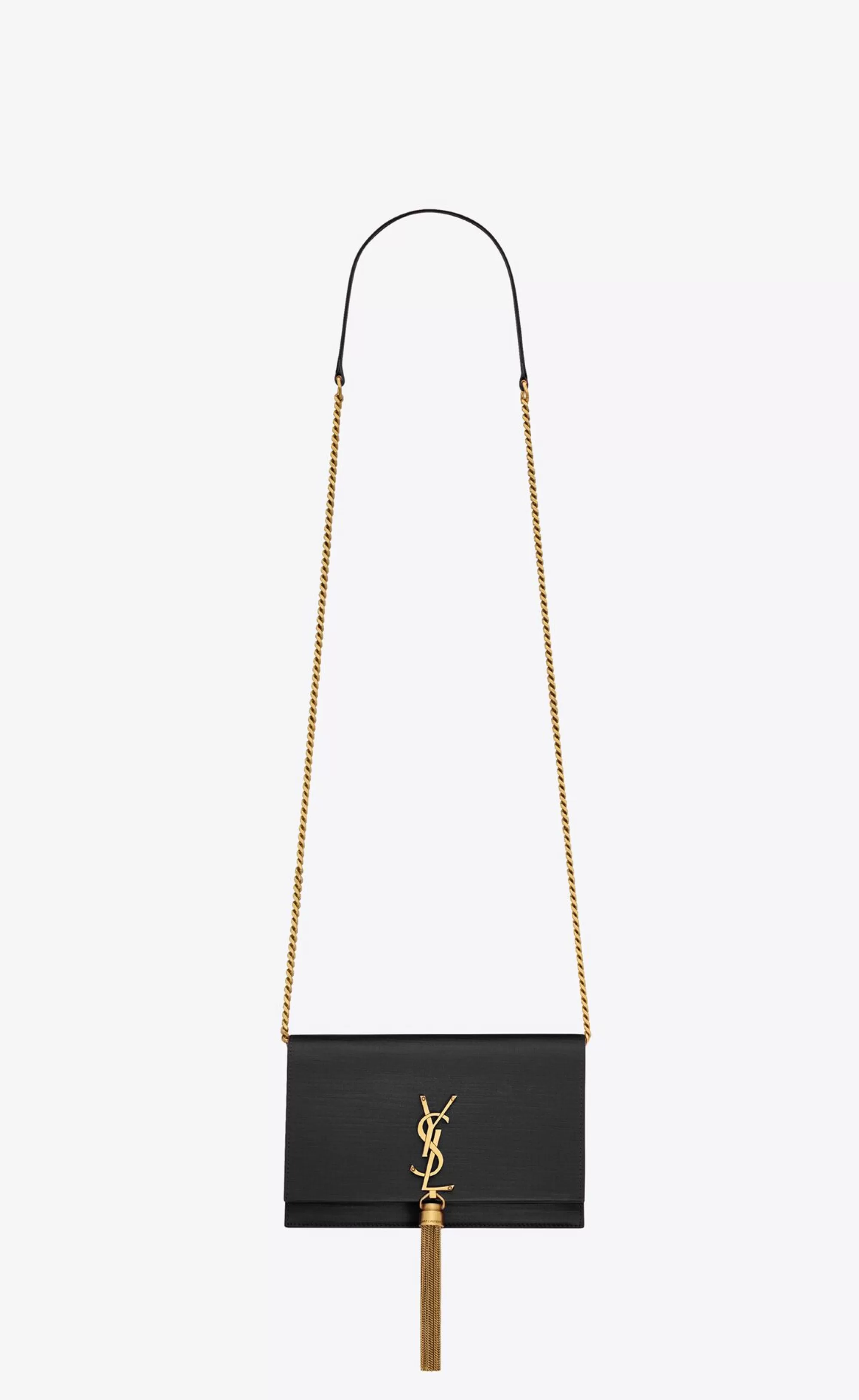 Women Saint Laurent CHAIN WALLETS | CLUTCHES AND EVENING^Satin Kate Chain Wallet | | YSL.com