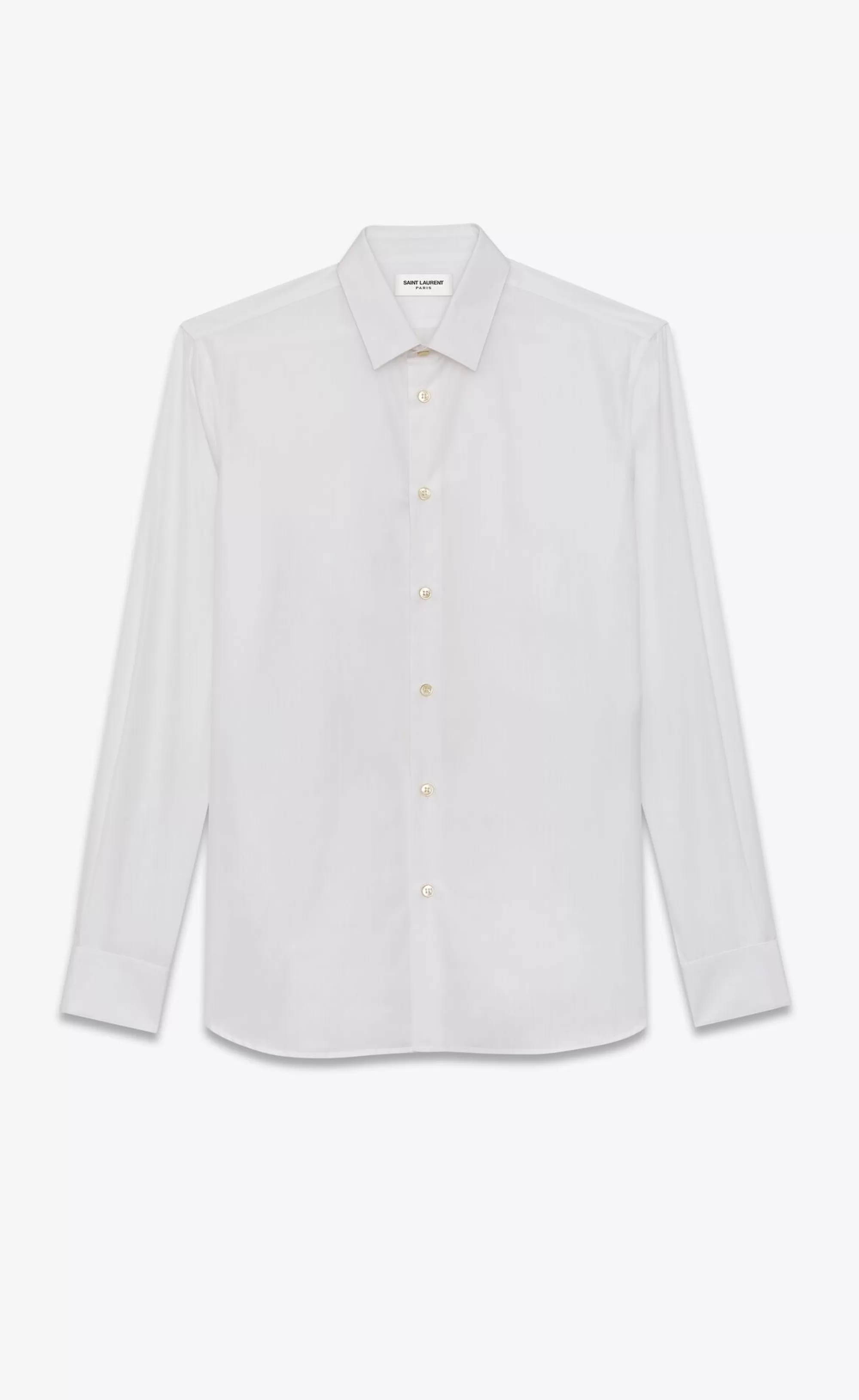 Saint Laurent ALL READY TO WEAR | SHIRTS^Shirt In Cotton Poplin | | YSL.com