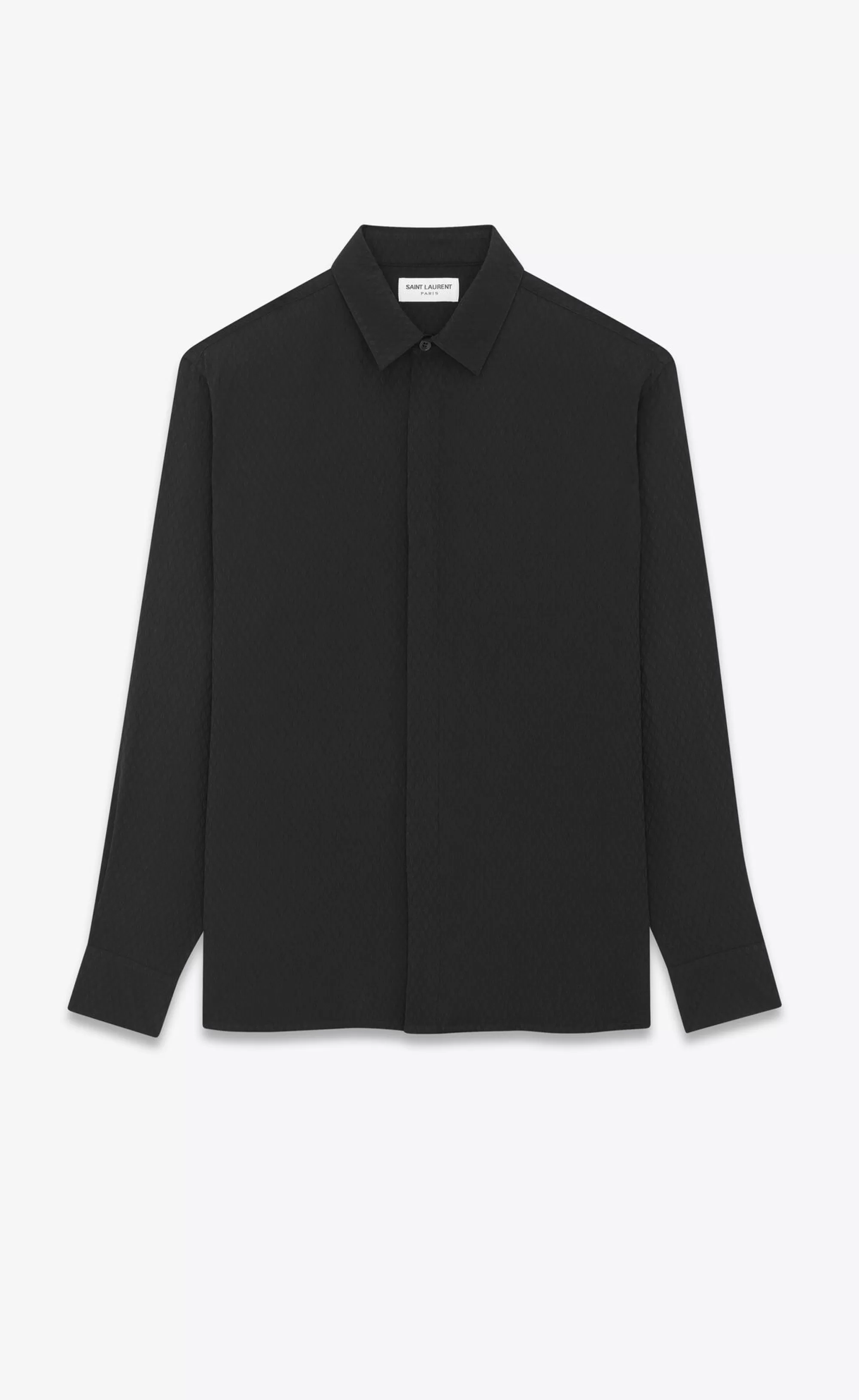 Saint Laurent ALL READY TO WEAR | SHIRTS^SHIRT IN MATTE AND SHINY SILK | | YSL.com