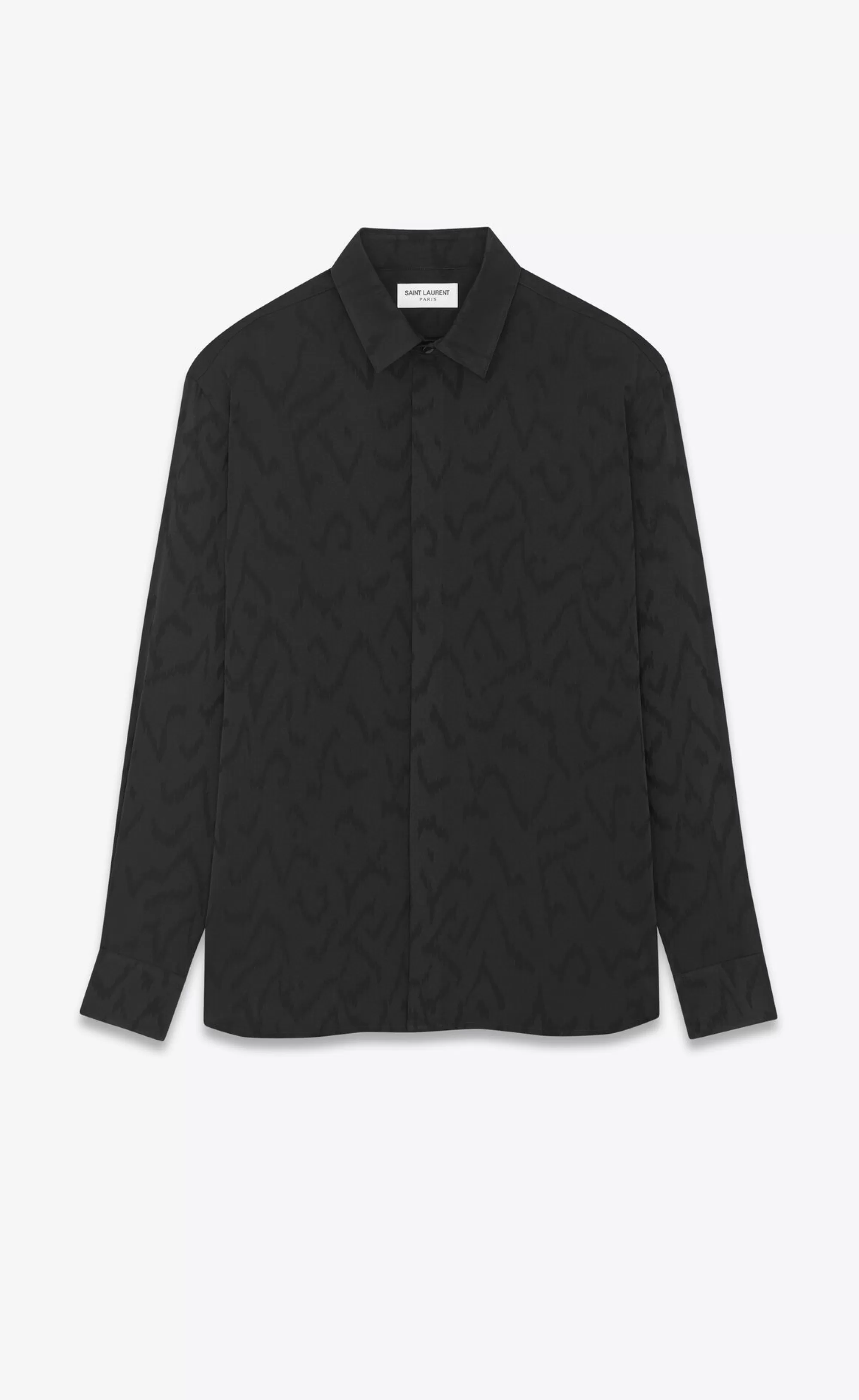 Saint Laurent ALL READY TO WEAR | SHIRTS^SHIRT IN MATTE AND SHINY SILK | | YSL.com