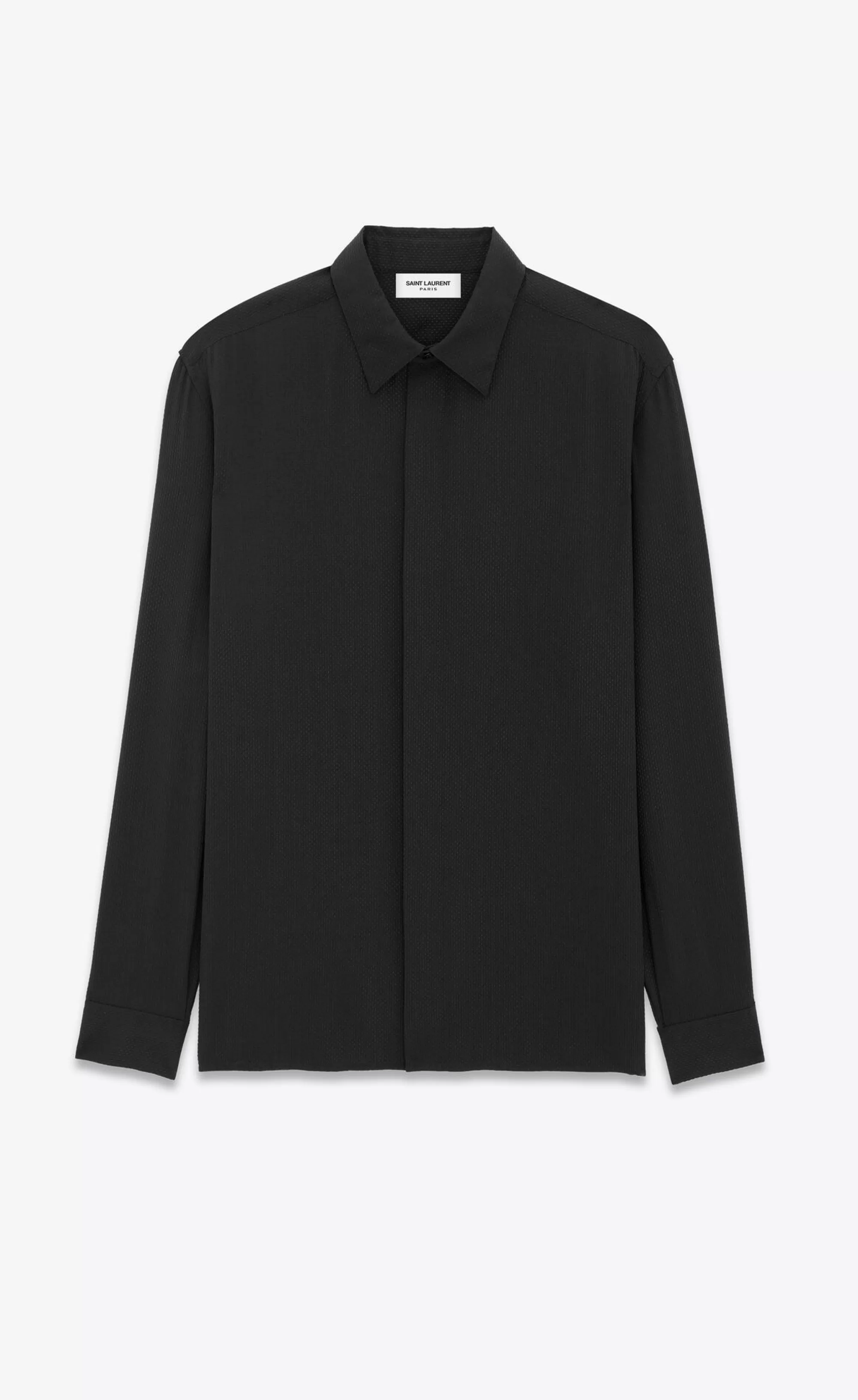 Saint Laurent ALL READY TO WEAR | SHIRTS^Shirt In Piqué | | YSL.com