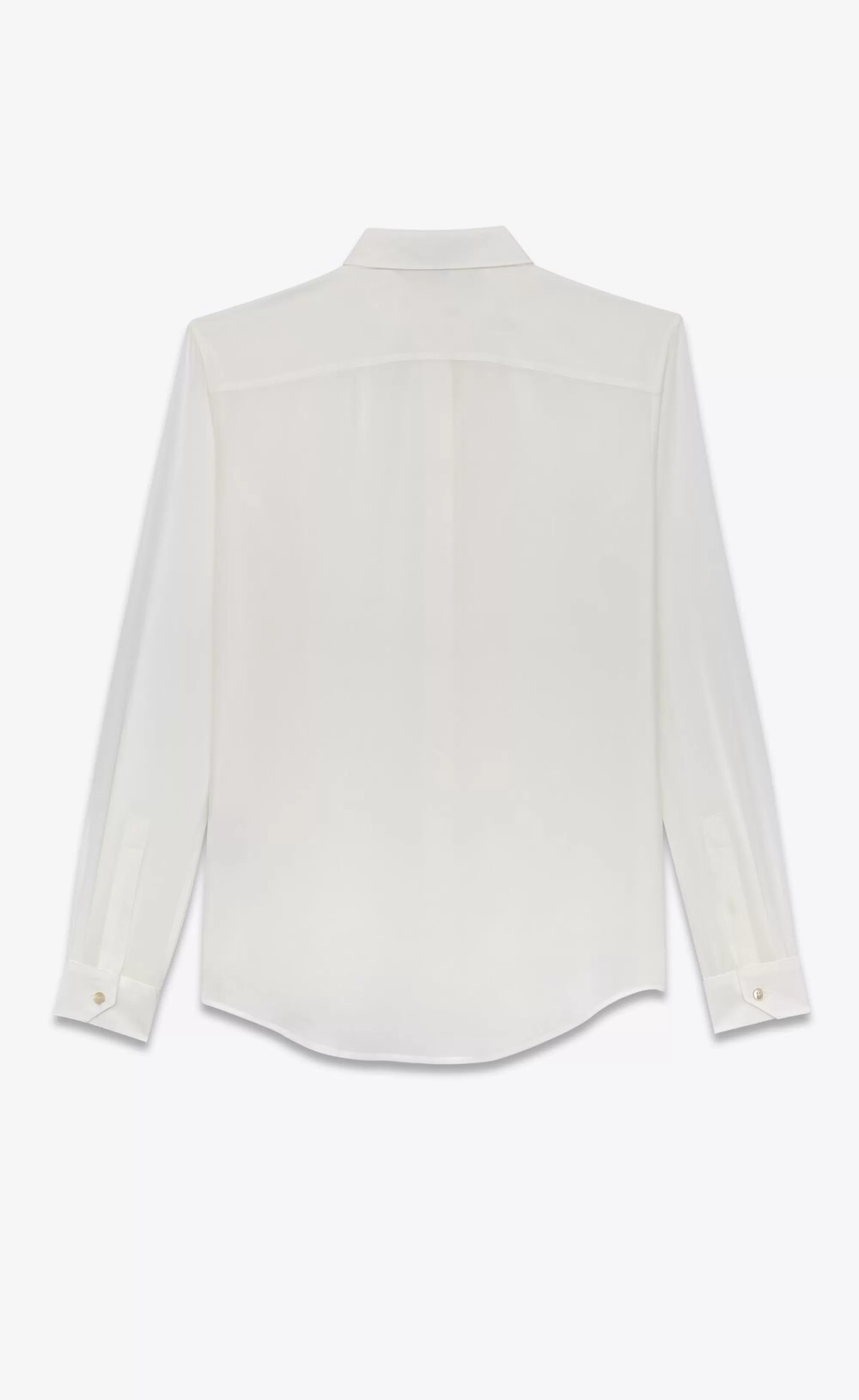 Women Saint Laurent SHIRTS AND TOPS^Shirt In Silk Crêpe | | YSL.com