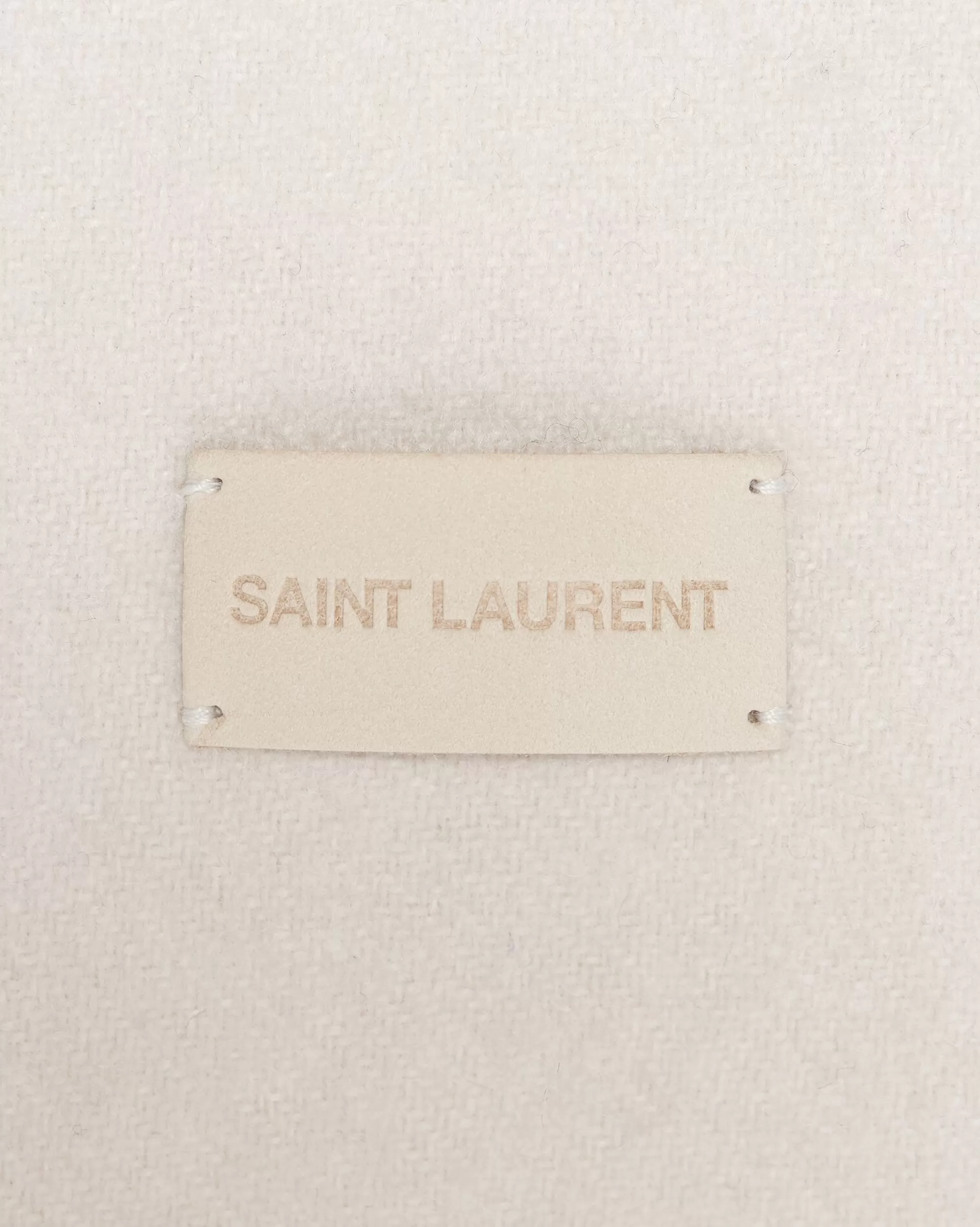 Women Saint Laurent SCARVES^Signature Scarf In Cashmere Jacquard | | YSL.com