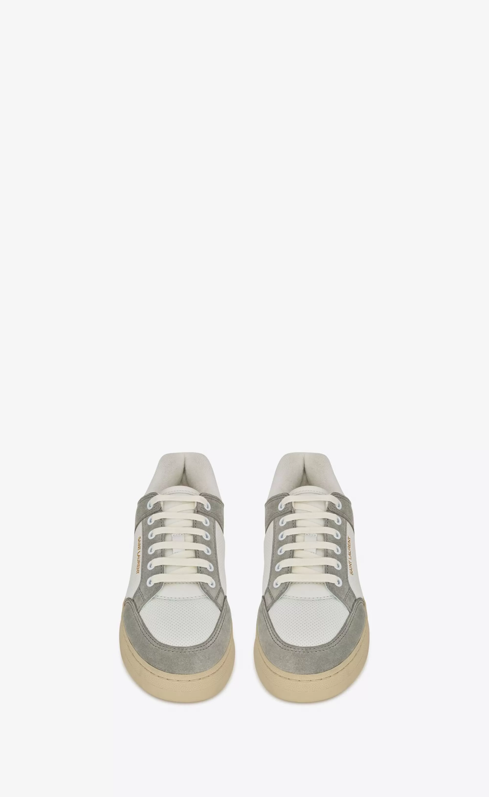 Women Saint Laurent SNEAKERS^Sl/61 Sneakers In Leather And Suede | | YSL.com