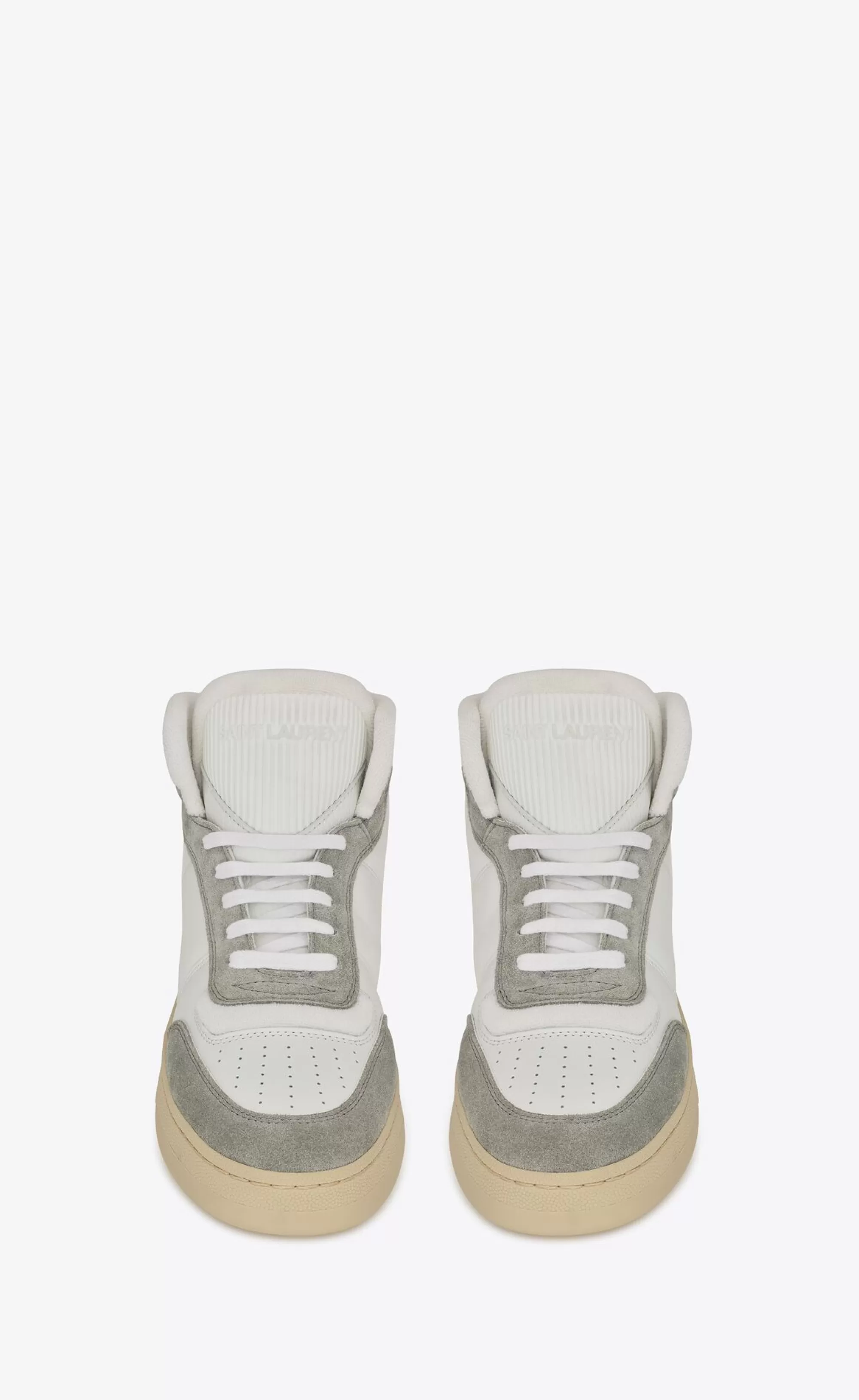 Saint Laurent SNEAKERS^SL/80 Sneakers In Leather And Suede | | YSL.com