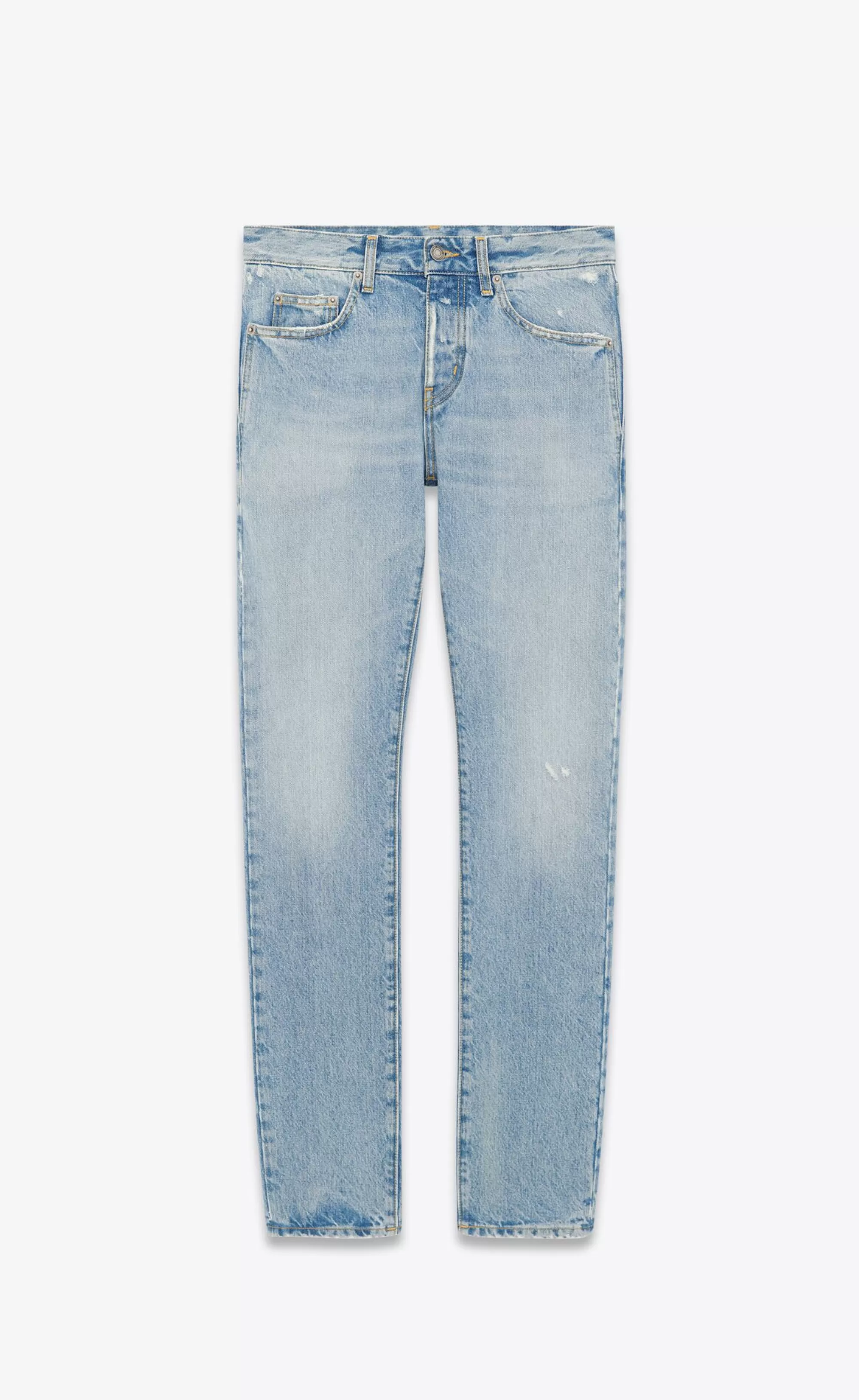 Saint Laurent ALL READY TO WEAR | DENIM^Slim-fit Jeans In Denim | | YSL.com