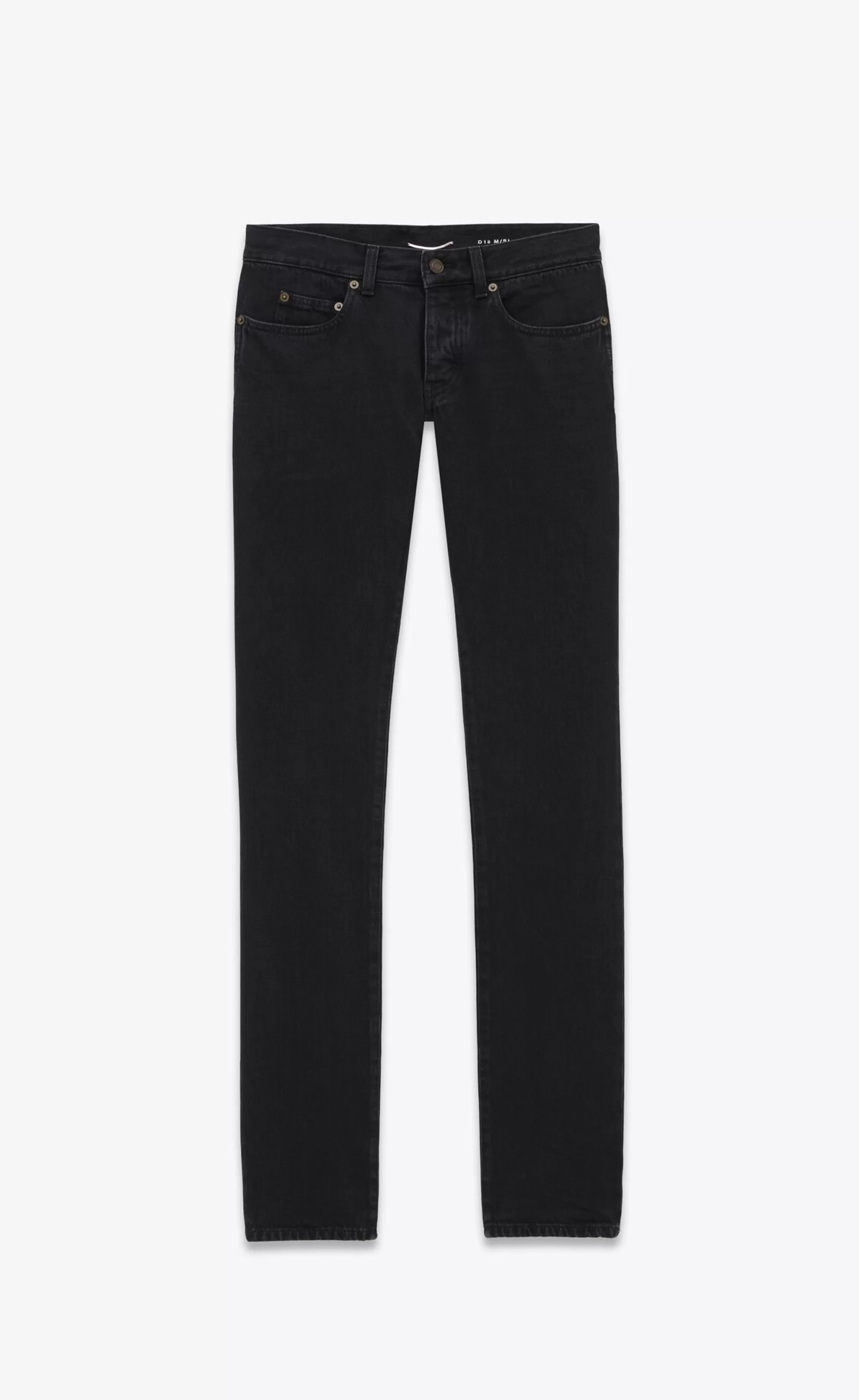 Saint Laurent ALL READY TO WEAR | DENIM^Slim-fit Jeans In Carbon Black Denim | | YSL.com