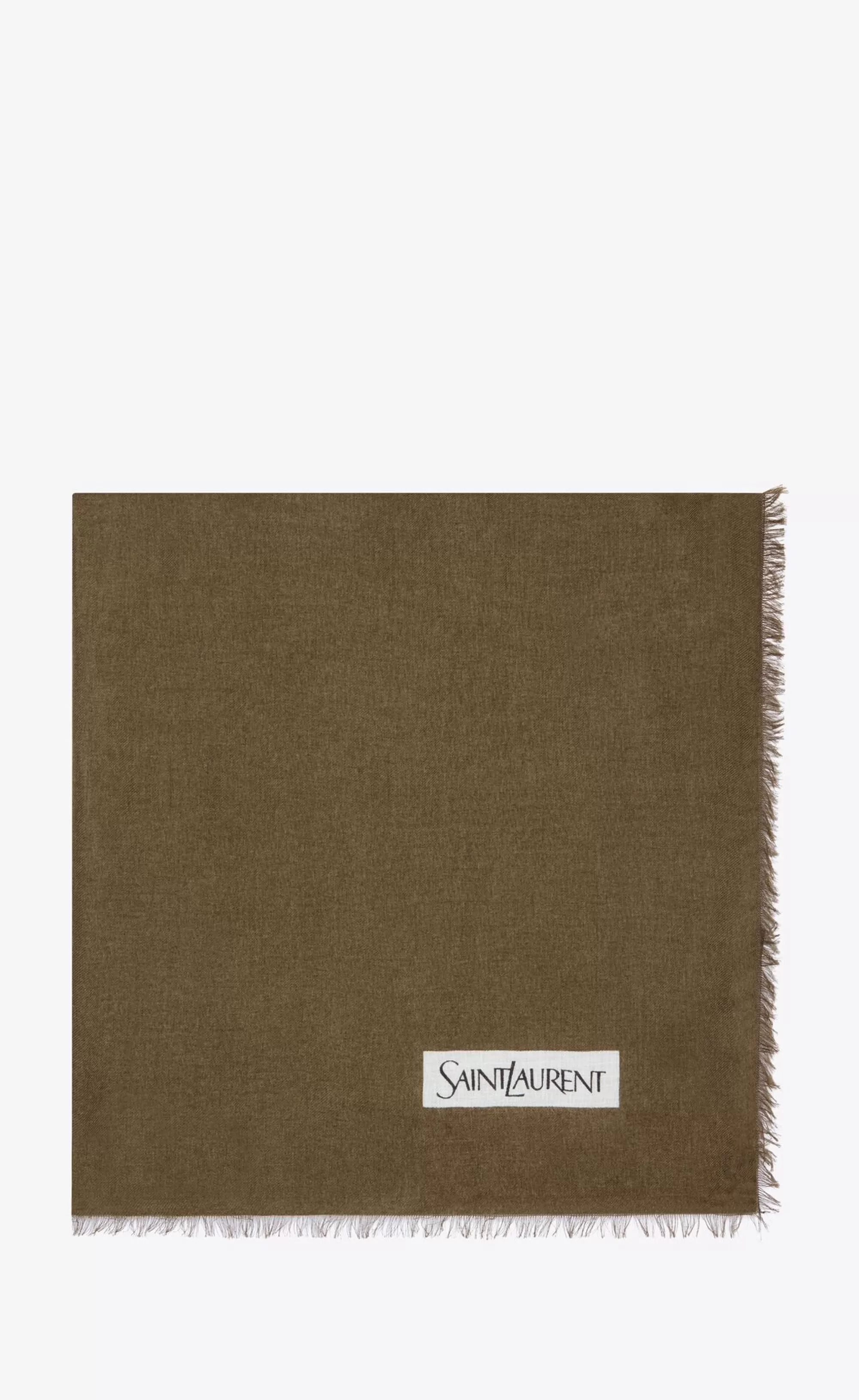 Women Saint Laurent SQUARE SCARVES^Square Scarf In Graphic Modal And Cashmere | | YSL.com