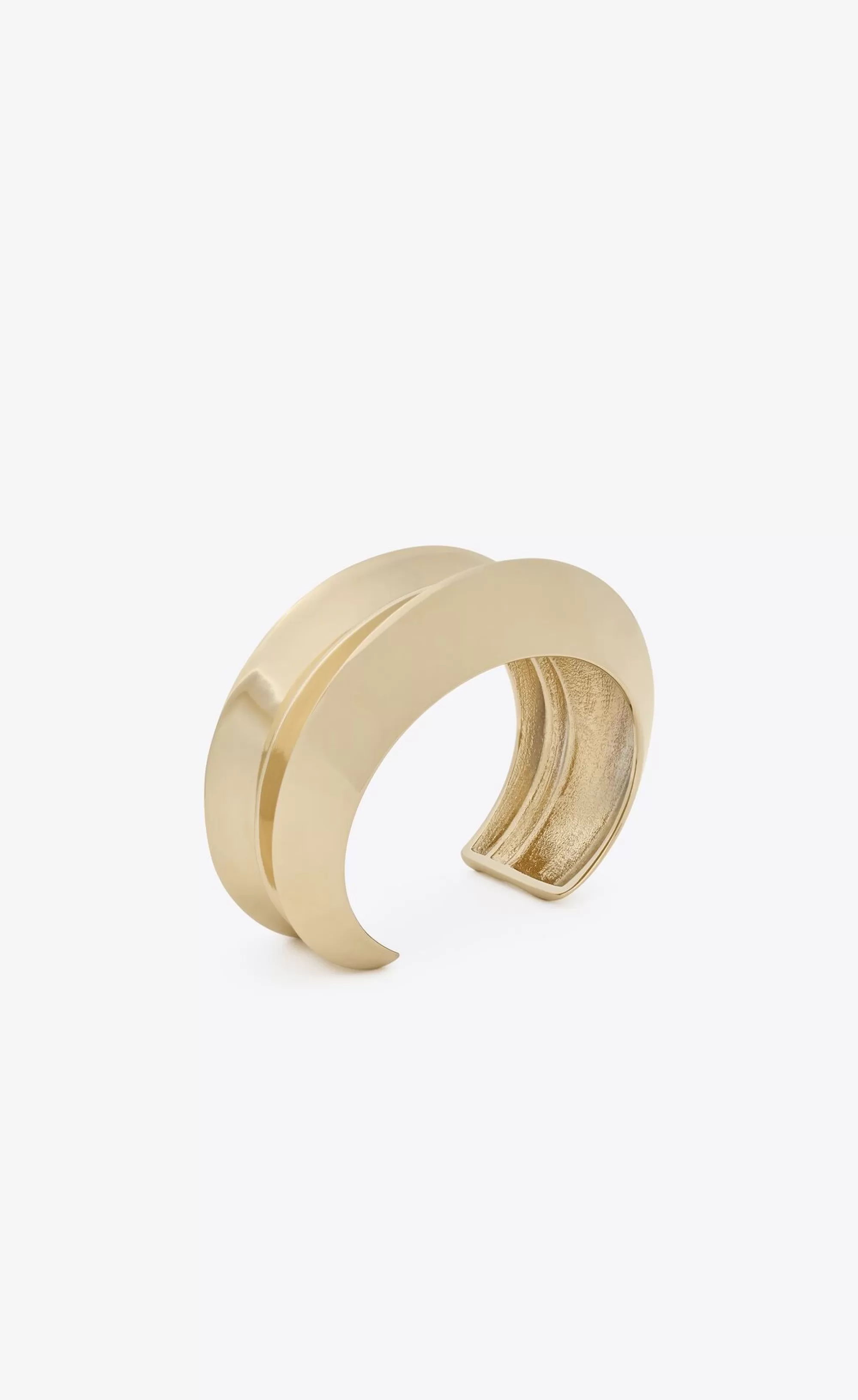 Women Saint Laurent CUFFS AND BRACELETS^Stacked Cuff In Metal | | YSL.com