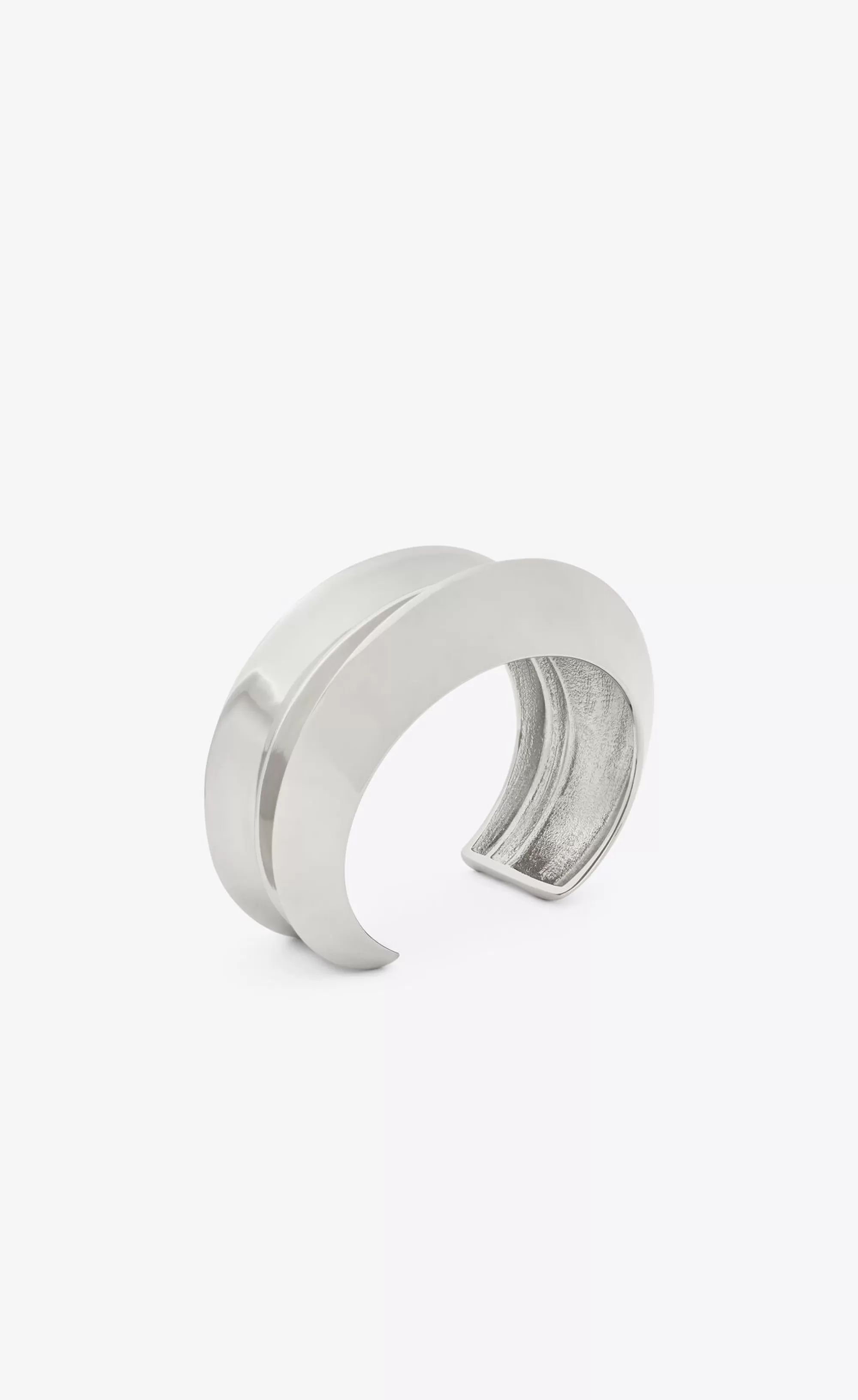 Women Saint Laurent CUFFS AND BRACELETS^Stacked Cuff In Metal | | YSL.com