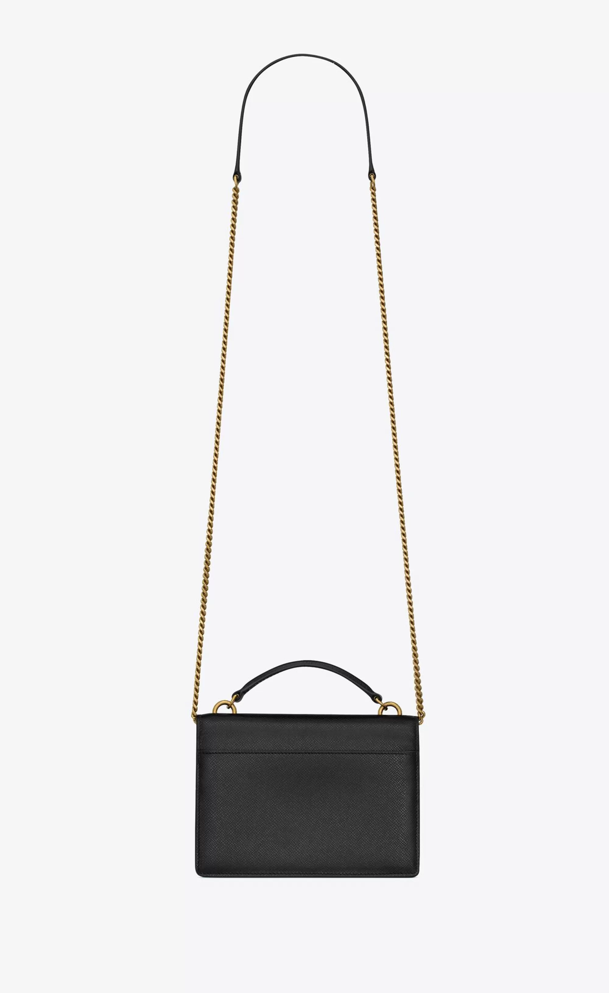 Women Saint Laurent MINI BAGS | SUNSET^Sunset Chain Wallet In COATED BARK LEATHER | | YSL.com