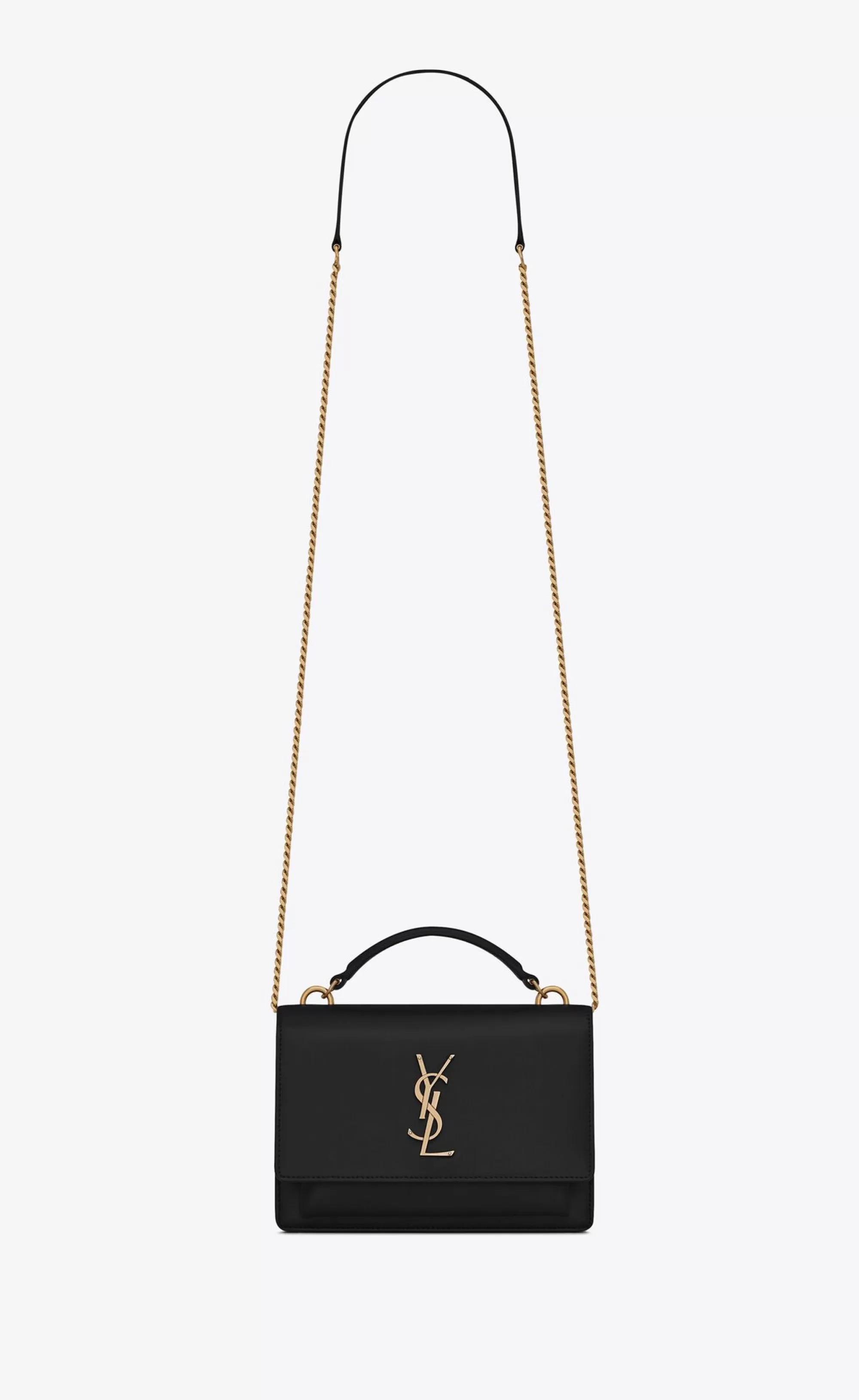 Women Saint Laurent MINI BAGS | SUNSET^Sunset Chain Wallet In Smooth Leather | | YSL.com