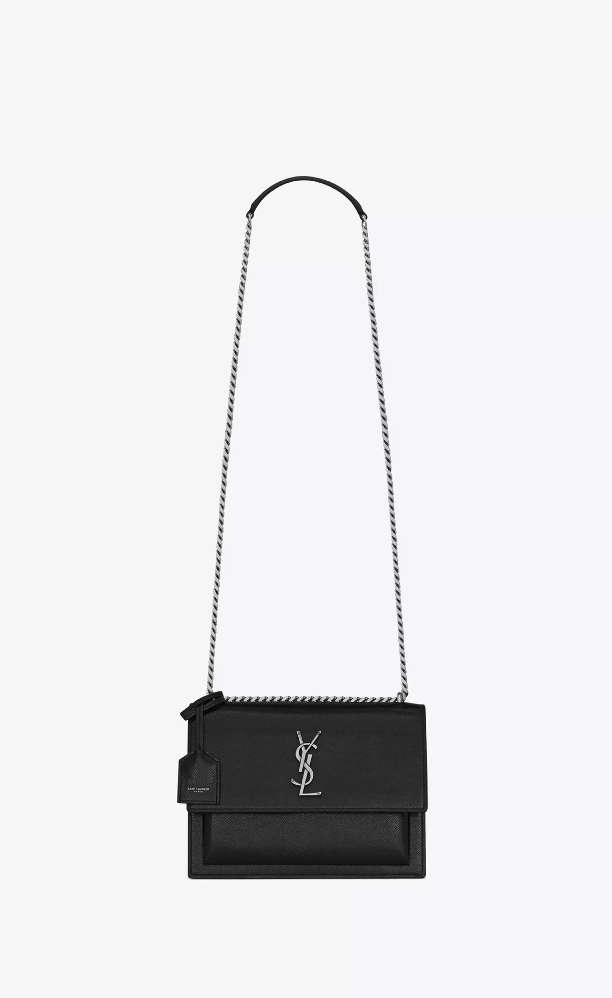 Women Saint Laurent CROSSBODY BAGS | SUNSET^SUNSET MEDIUM IN COATED-BARK LEATHER | | YSL.com