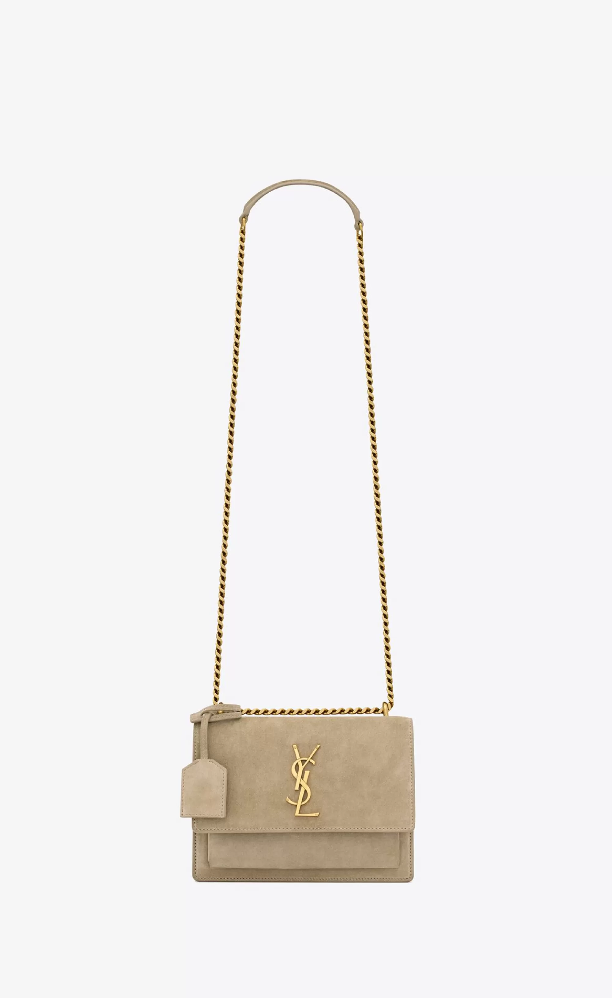 Women Saint Laurent CROSSBODY BAGS | SUNSET^SUNSET SMALL In Suede | | YSL.com