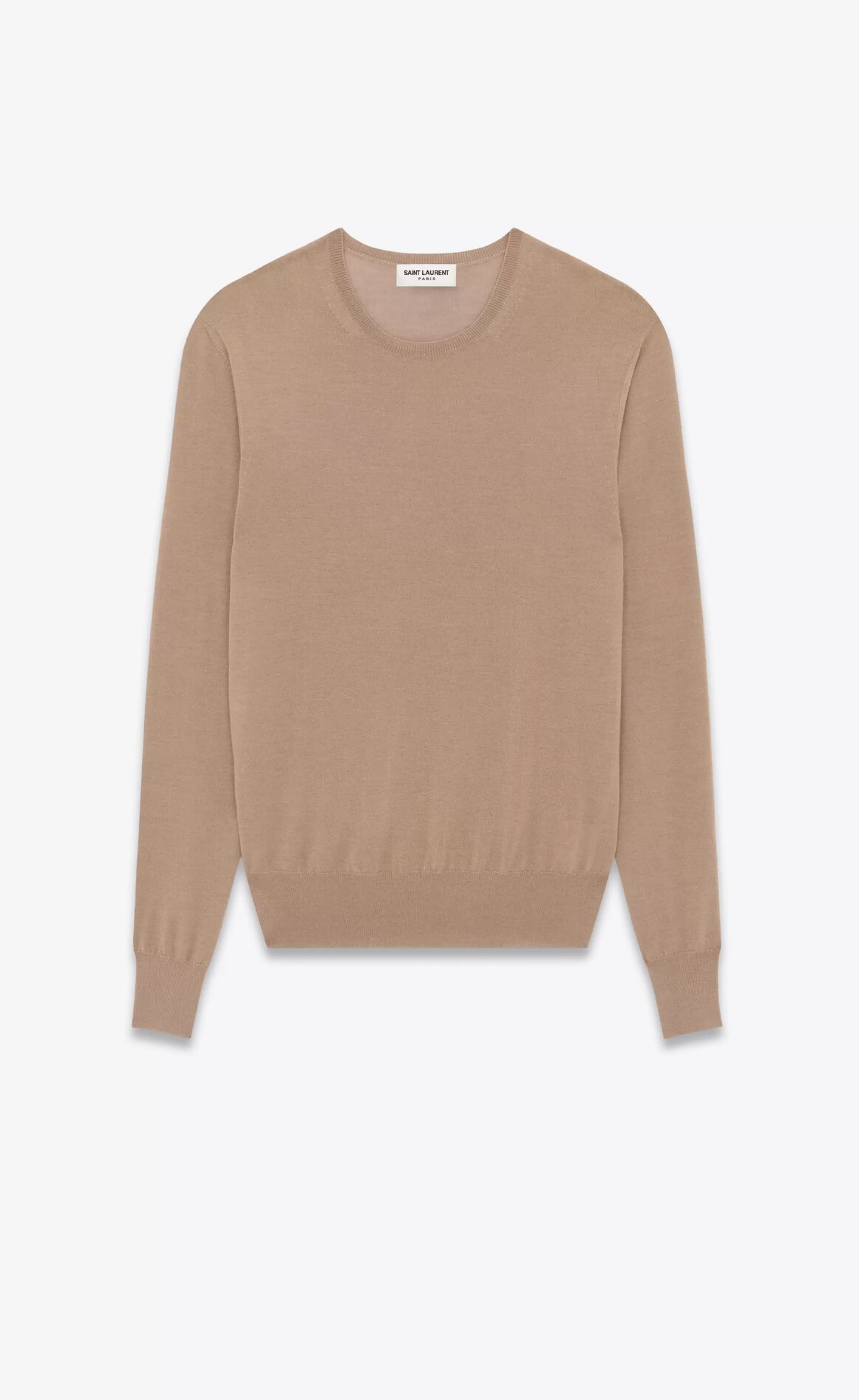 Saint Laurent ALL READY TO WEAR | KNITWEAR^Sweater In Cashmere, Wool And Silk | | YSL.com