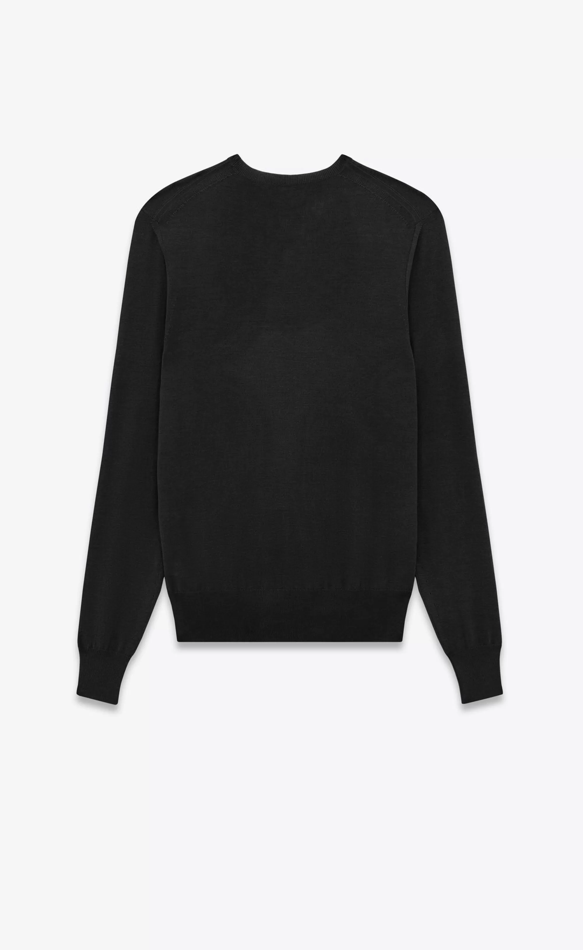 Saint Laurent ALL READY TO WEAR | KNITWEAR^Sweater In Cashmere, Wool And Silk | | YSL.com