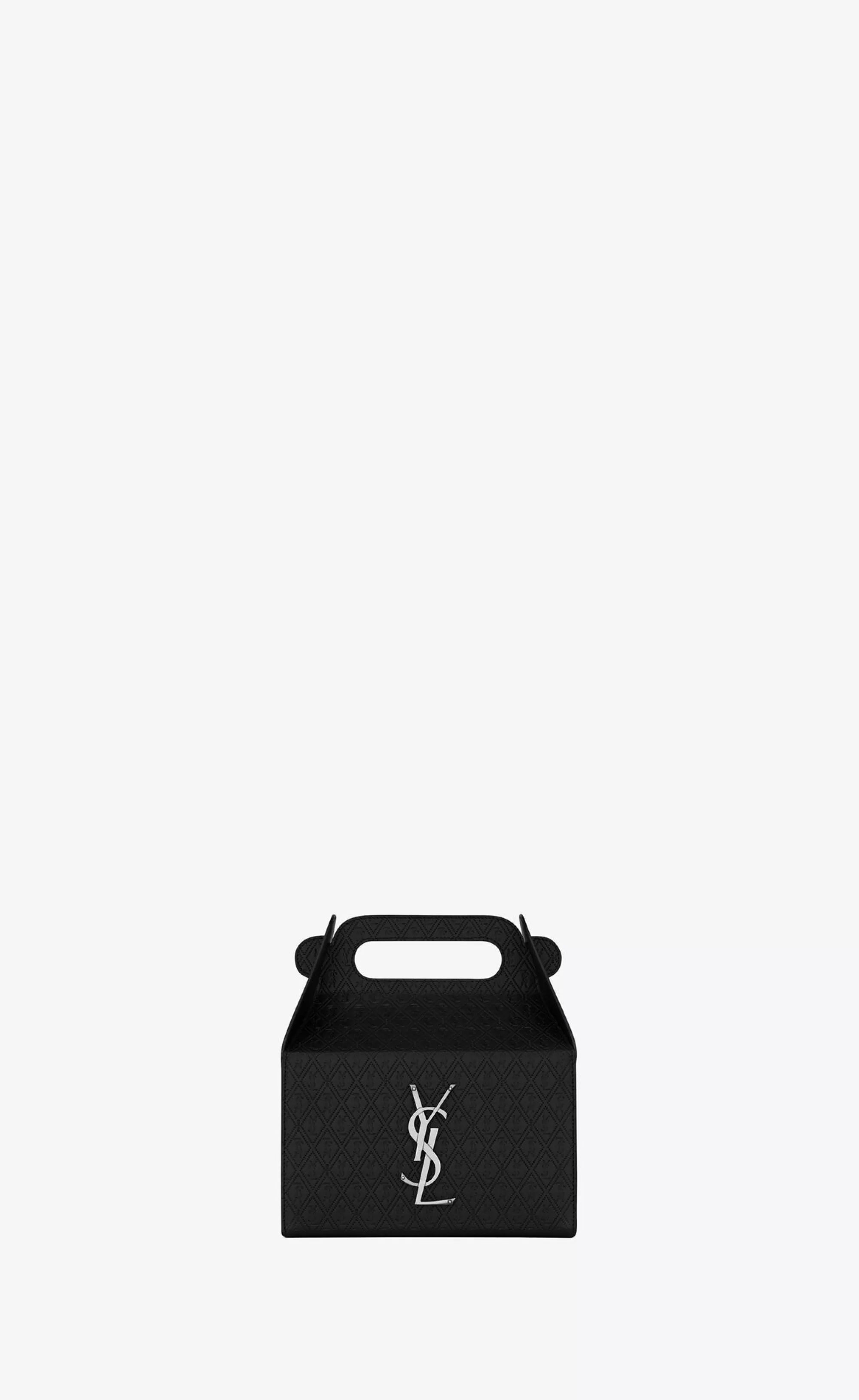 Women Saint Laurent TOP HANDLES^TAKE-AWAY BOX IN LEATHER | | YSL.com