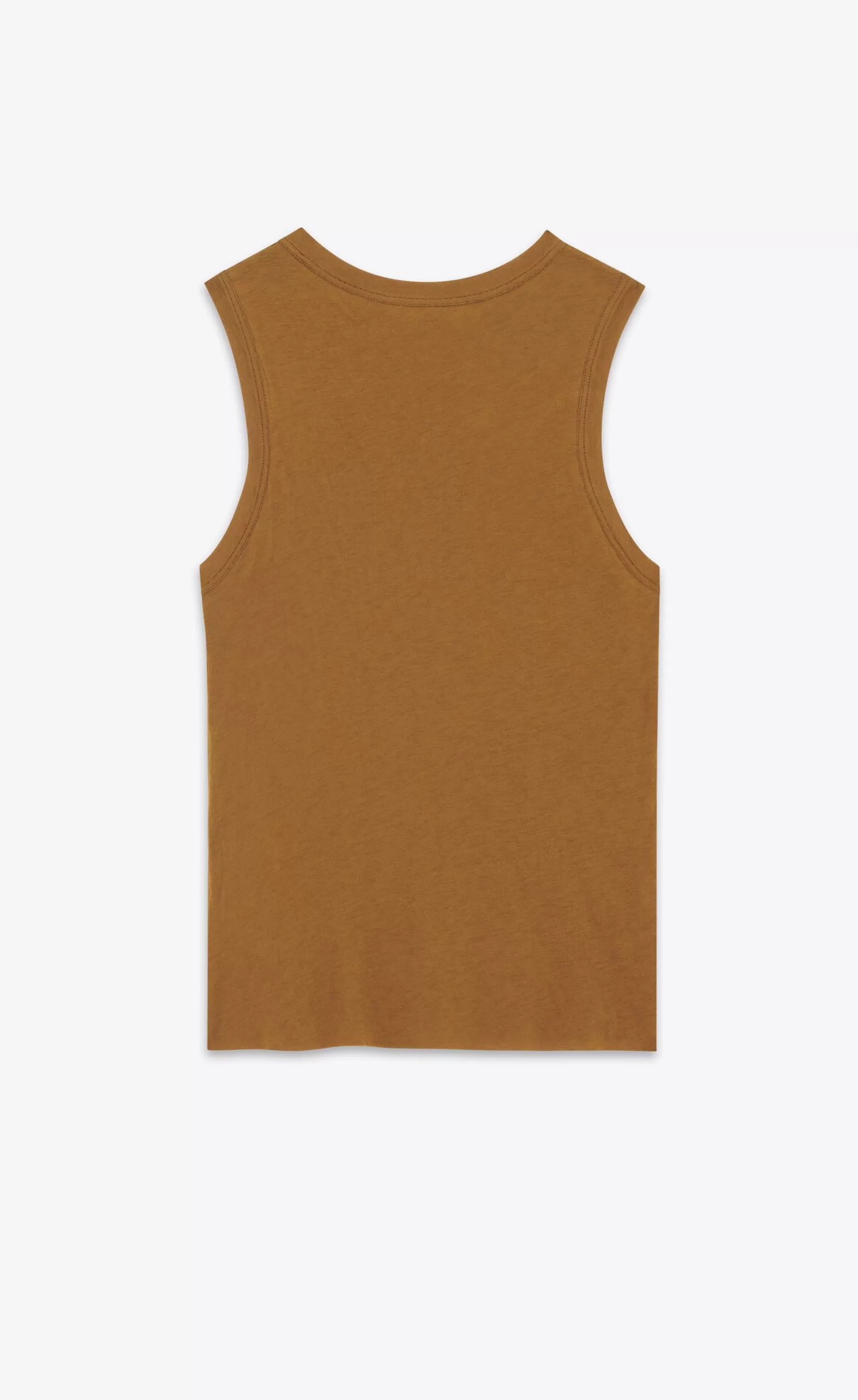 Women Saint Laurent JERSEY^Tank Top In Cotton Jersey | | YSL.com