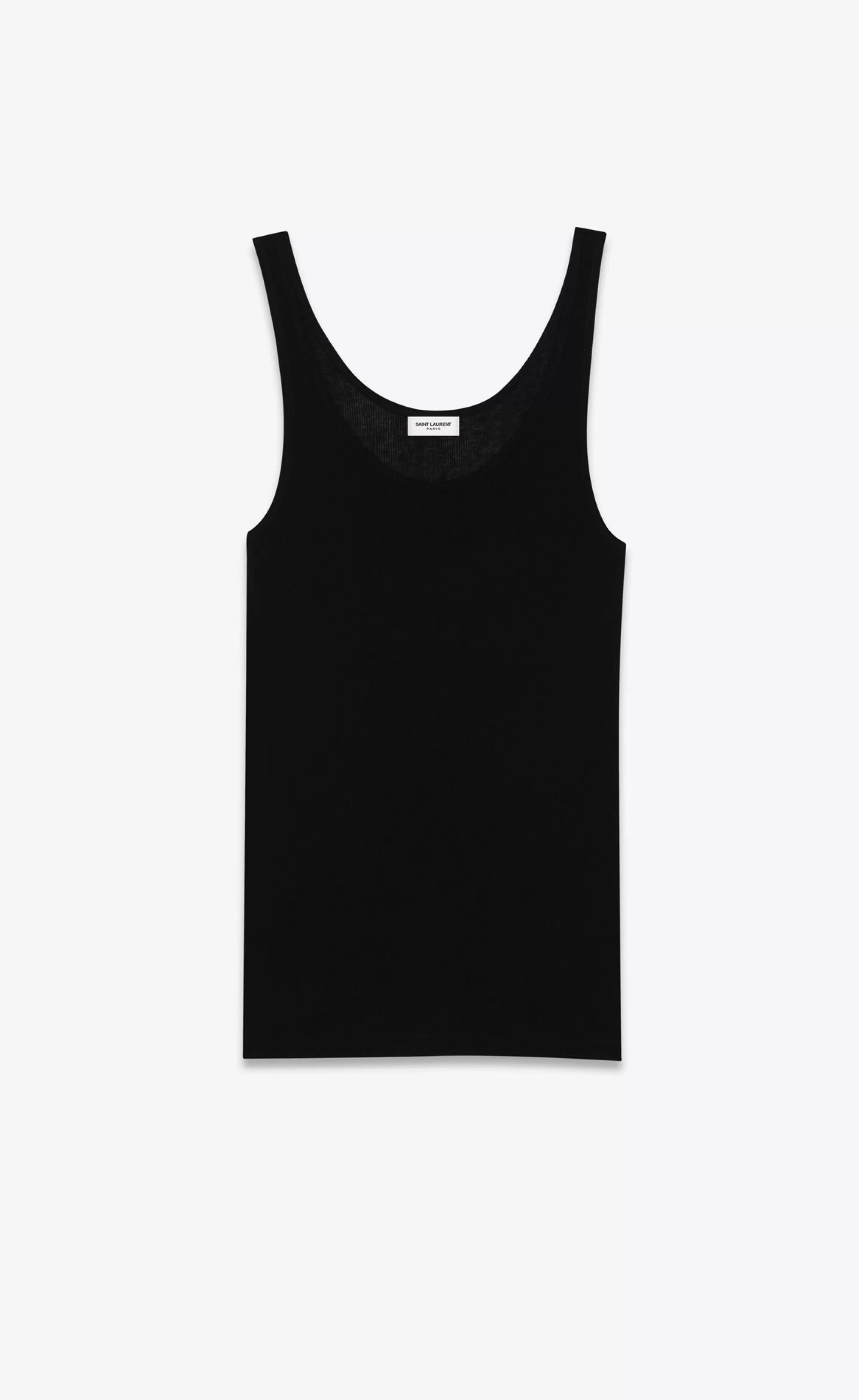 Women Saint Laurent JERSEY^Tank Top In Jersey | | YSL.com