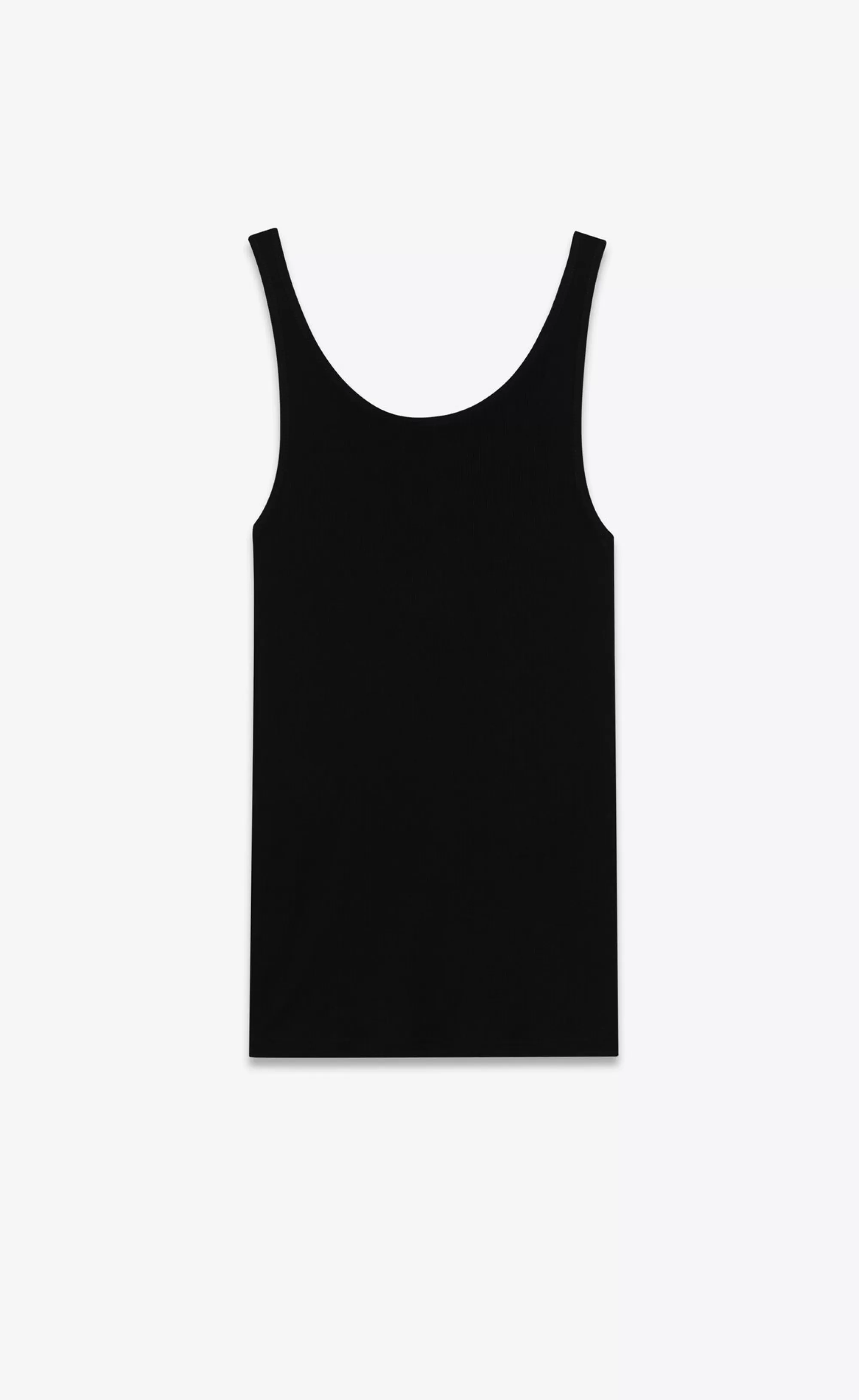 Women Saint Laurent JERSEY^Tank Top In Jersey | | YSL.com