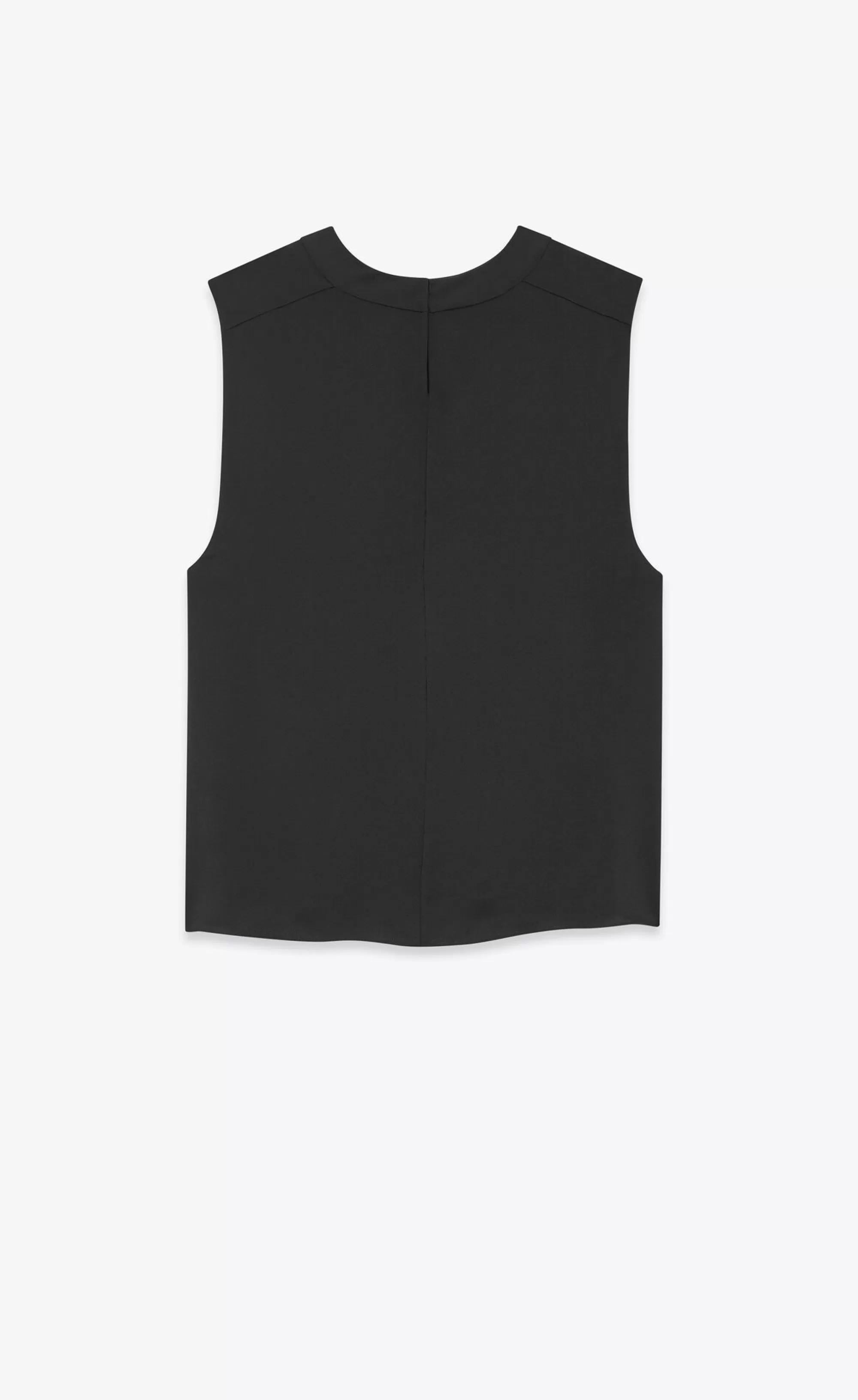 Women Saint Laurent SHIRTS AND TOPS^Tank Top In Silk Satin | | YSL.com