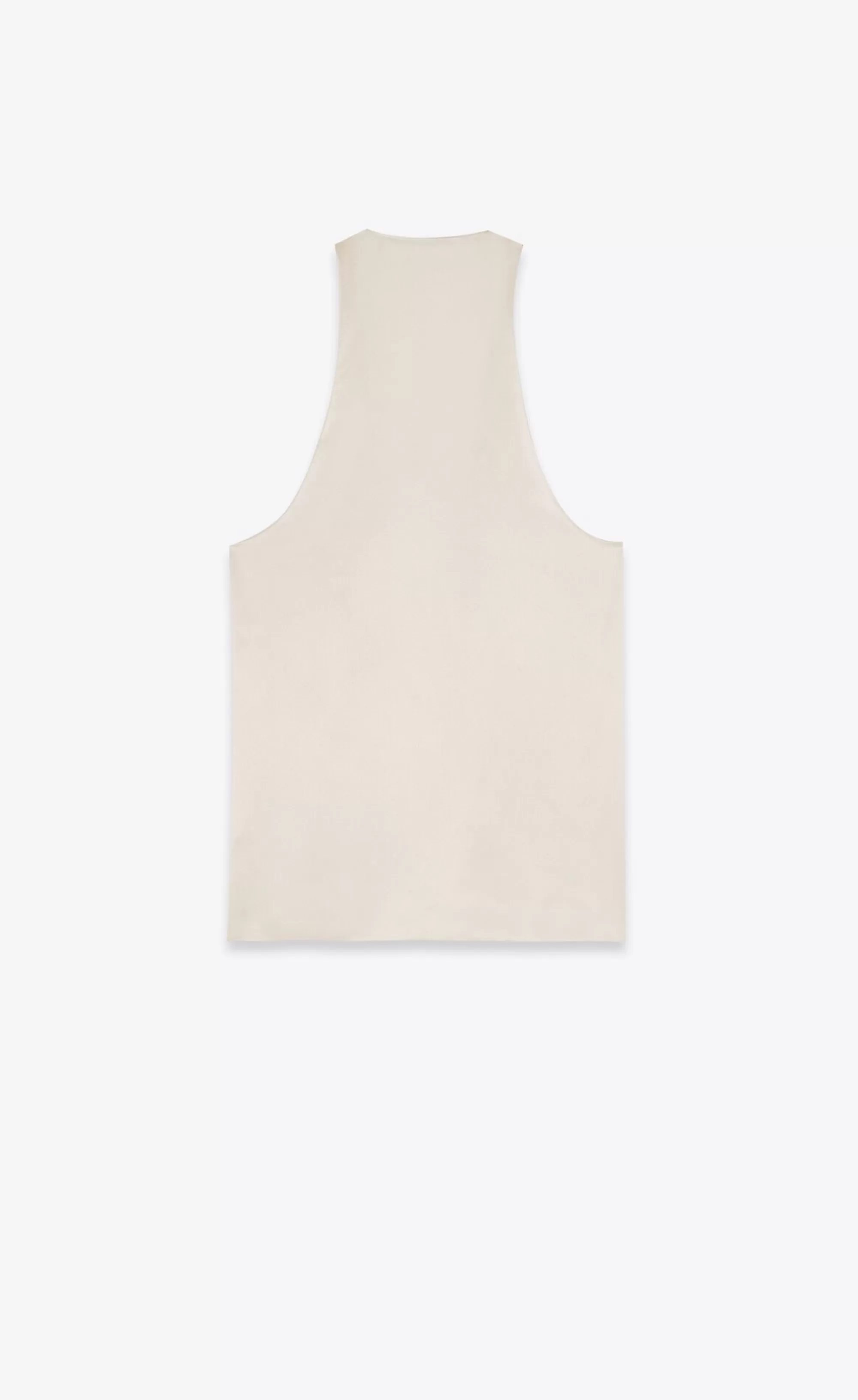 Women Saint Laurent SHIRTS AND TOPS | SMOKING^Tank Top In Silk Satin Crepe | | YSL.com