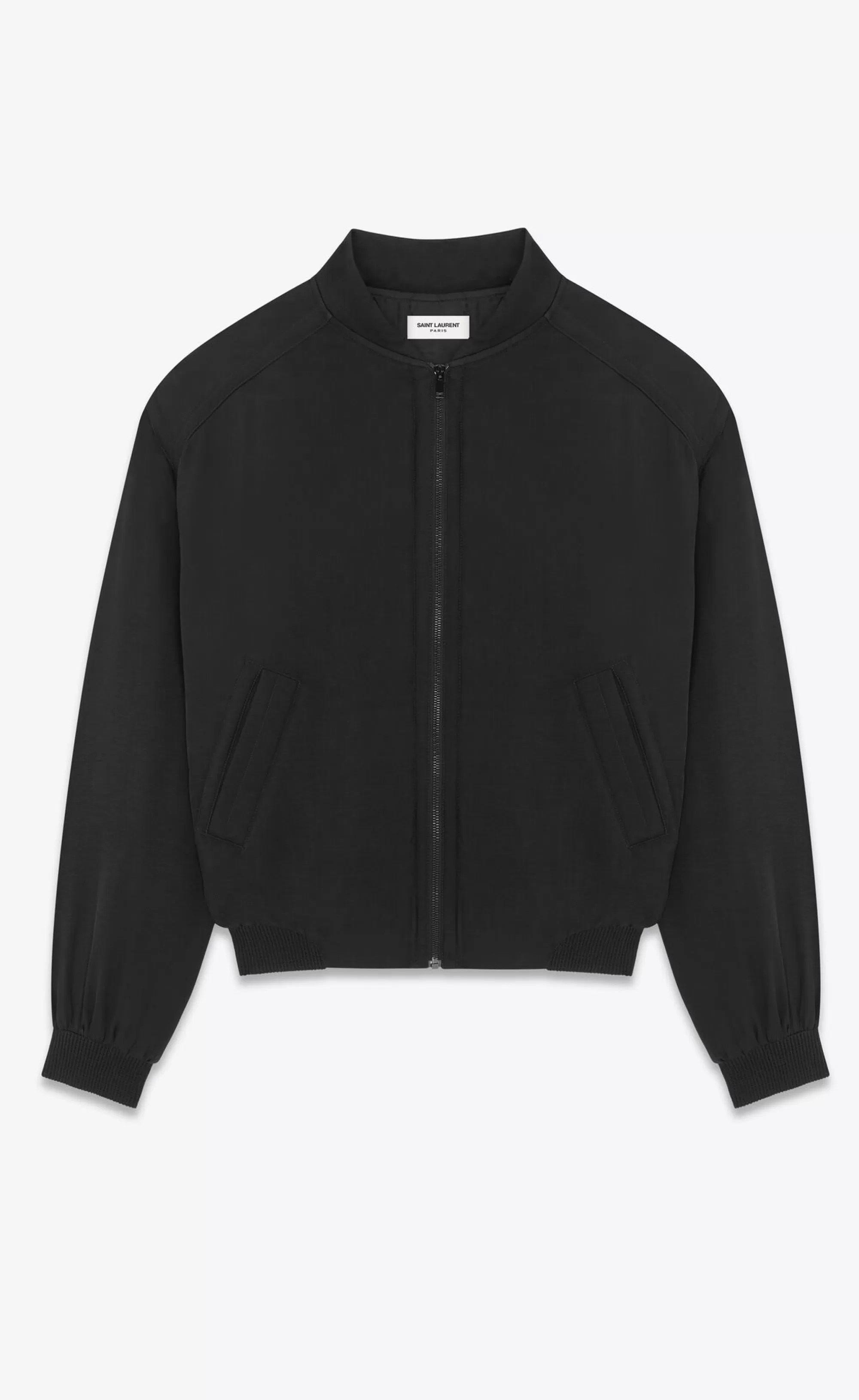 Saint Laurent ALL READY TO WEAR | OUTERWEAR^Teddy Jacket In Twill | | YSL.com