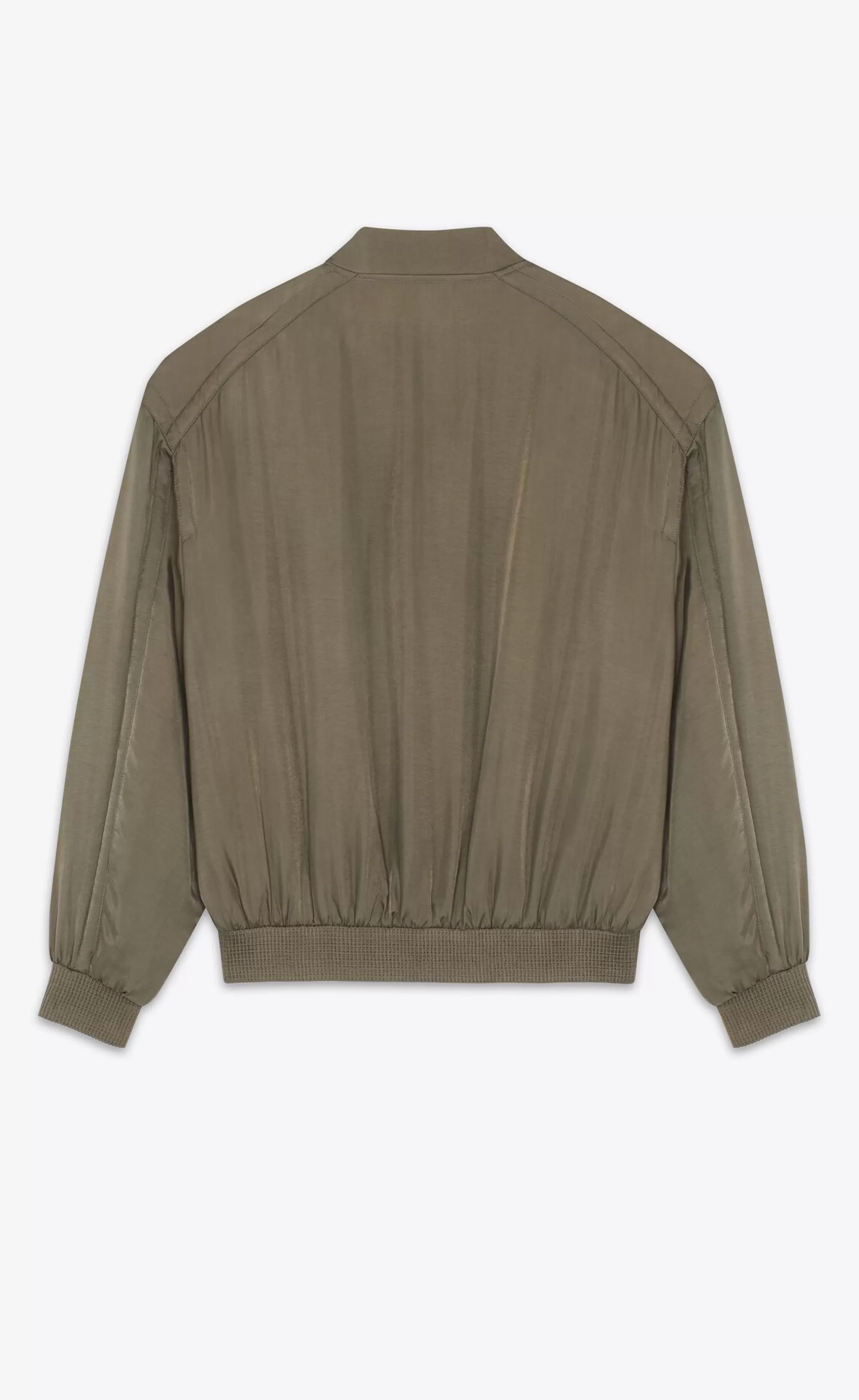 Saint Laurent ALL READY TO WEAR | OUTERWEAR^Teddy Jacket In Twill | | YSL.com