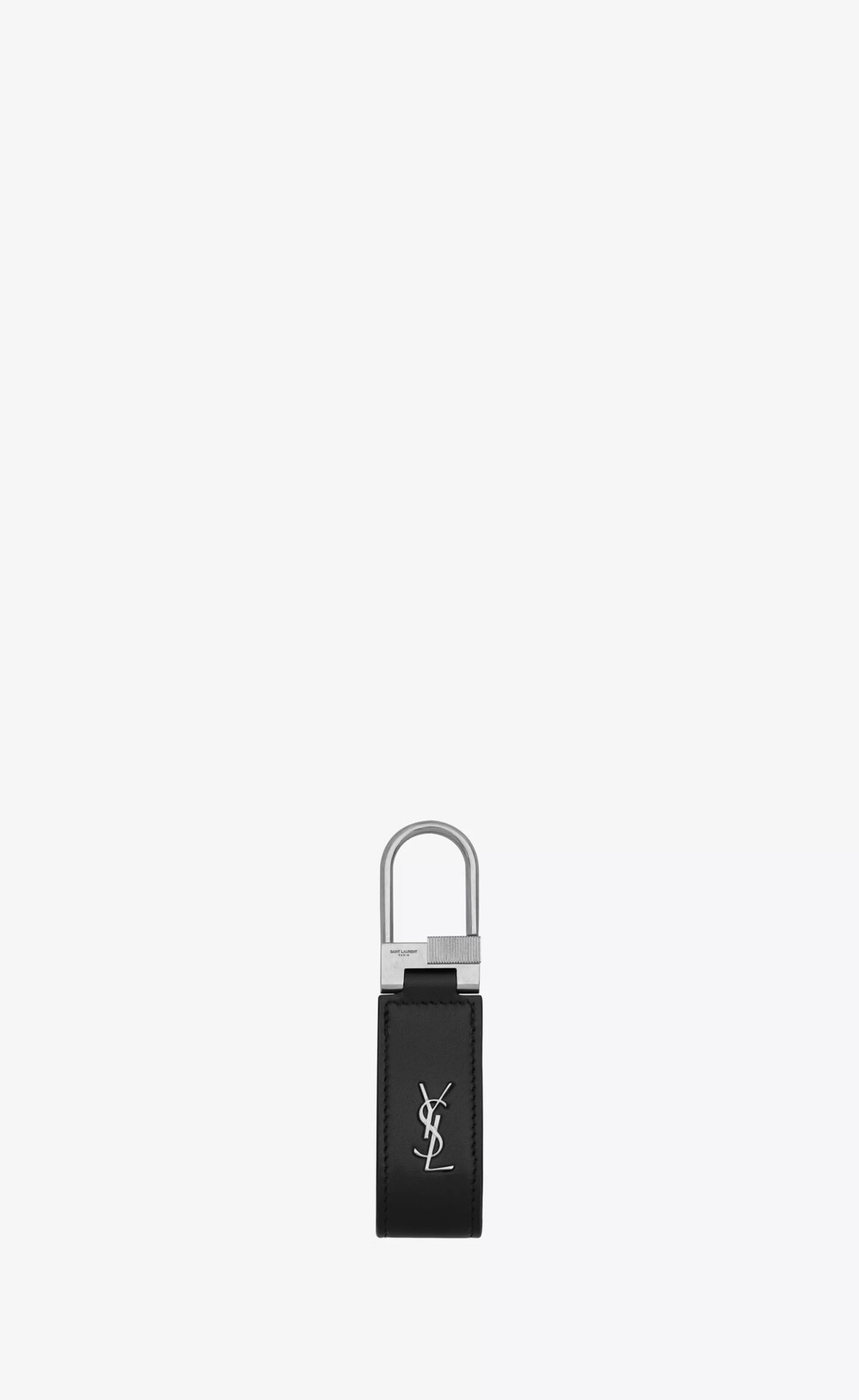 Saint Laurent OTHER ACCESSORIES^TINY CASSANDRE Keyring In Shiny Leather | | YSL.com