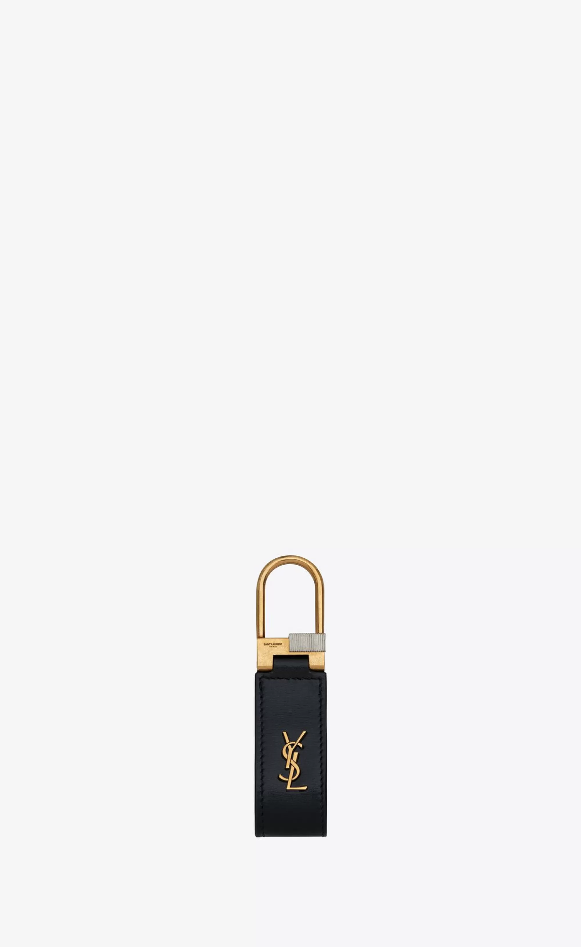 Saint Laurent OTHER ACCESSORIES^TINY CASSANDRE Keyring In Smooth Leather | | YSL.com