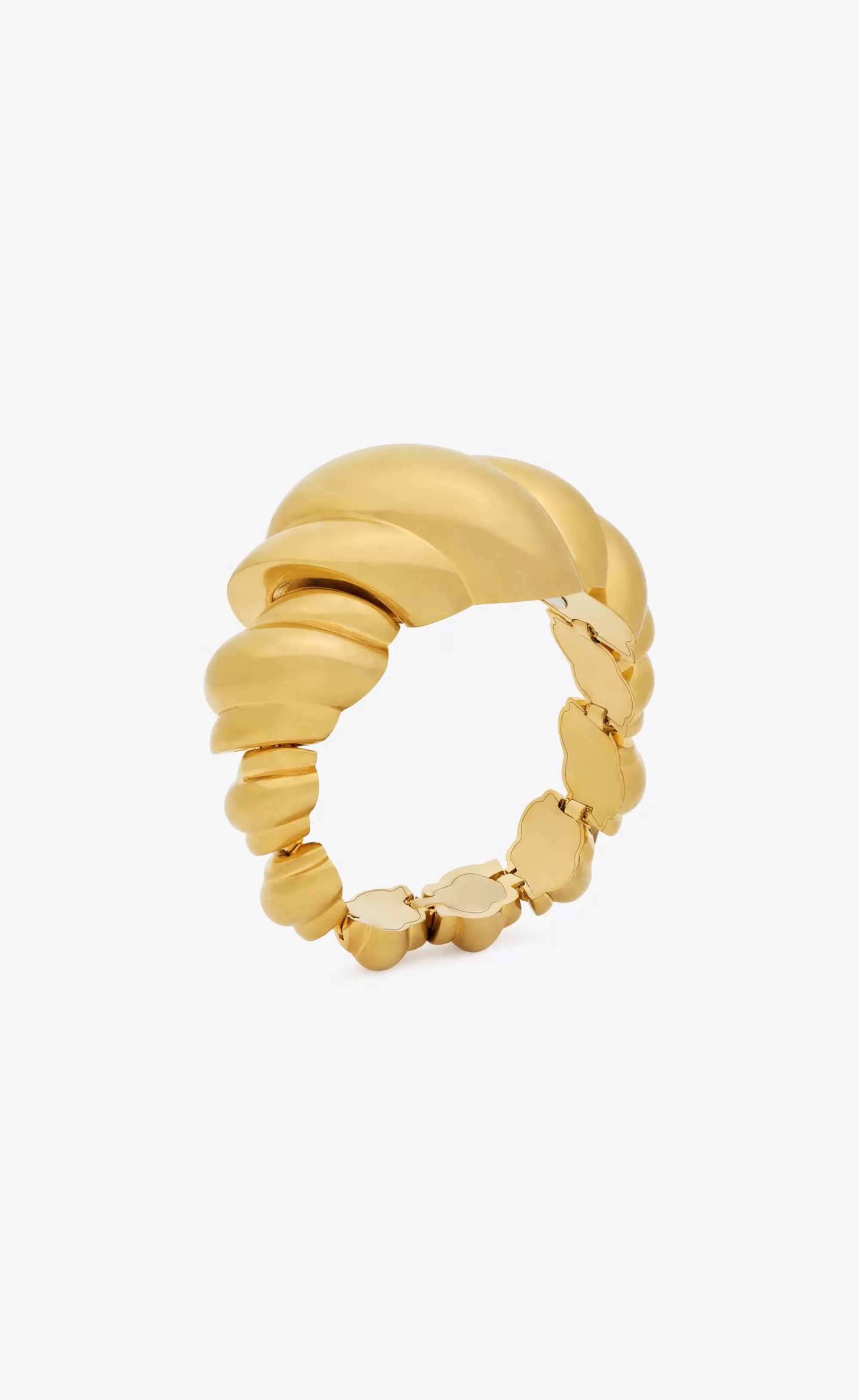 Women Saint Laurent CUFFS AND BRACELETS | SMOKING^Tornado Bracelet In Metal | | YSL.com