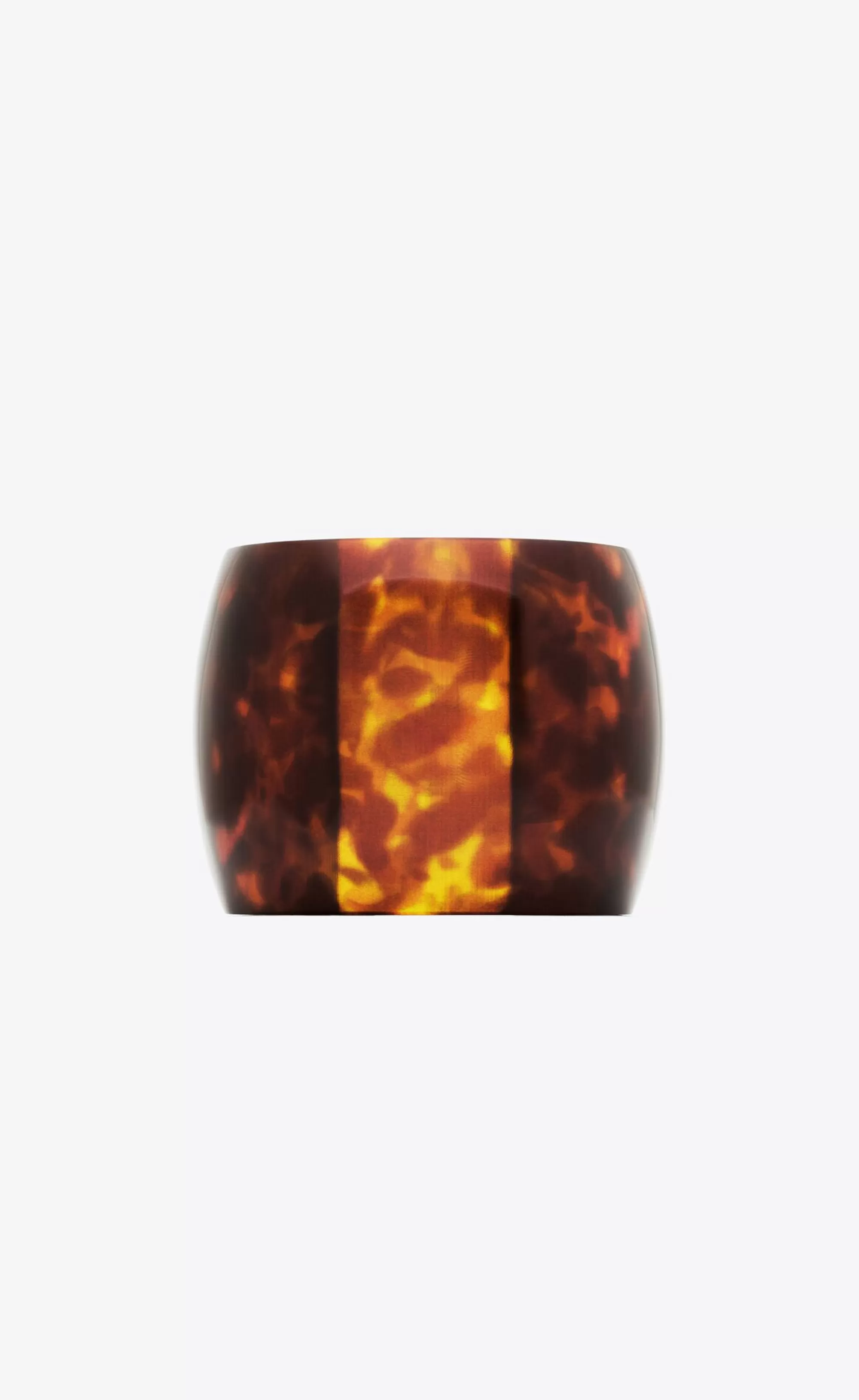 Women Saint Laurent CUFFS AND BRACELETS^Tortoiseshell Smoky Cuff In Resin | | YSL.com