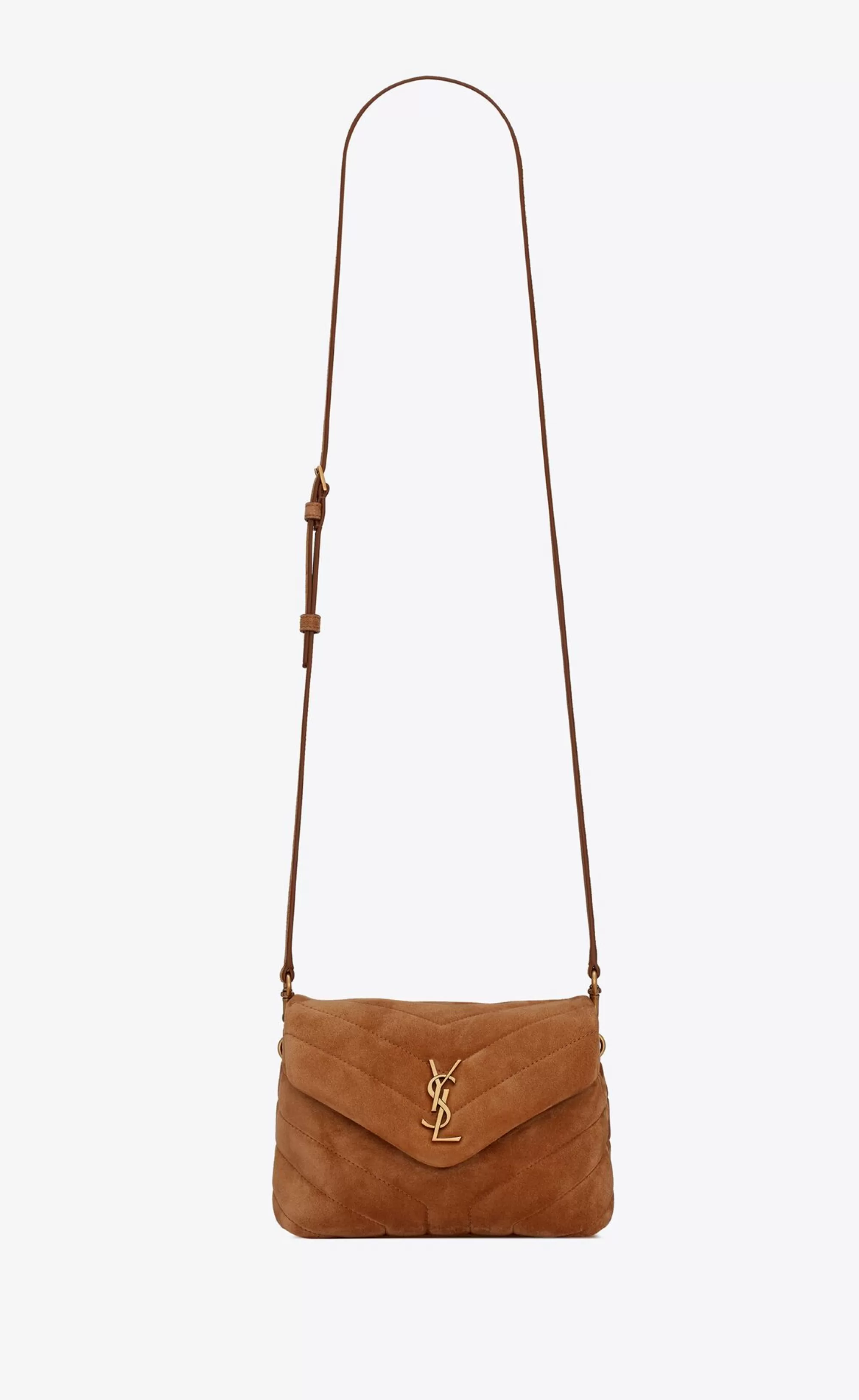 Women Saint Laurent MINI BAGS | CROSSBODY BAGS^TOY LOULOU IN QUILTED SUEDE | | YSL.com