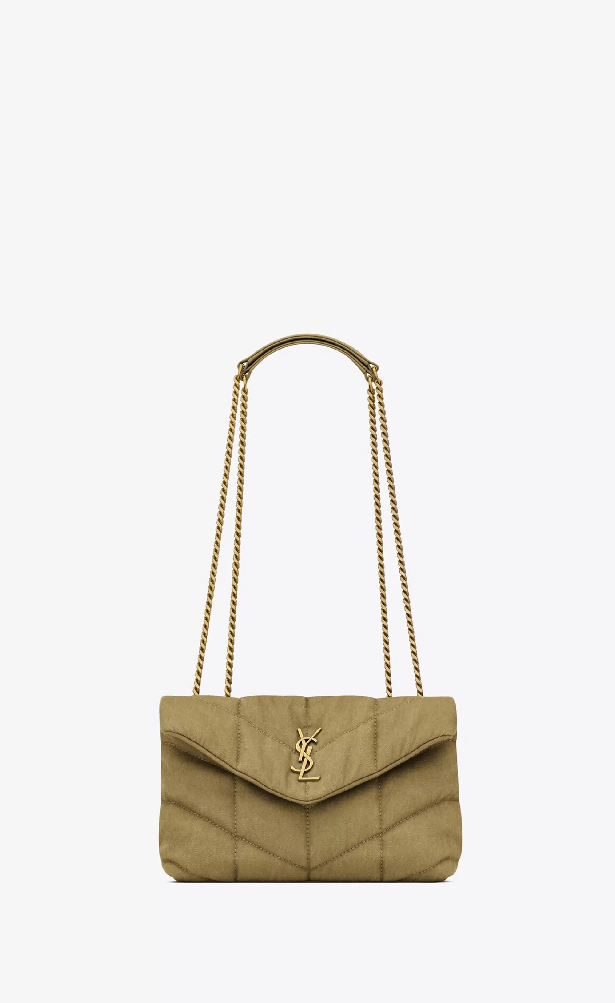 Women Saint Laurent MINI BAGS | SHOULDER BAGS^Toy PUFFER In Jersey | | YSL.com