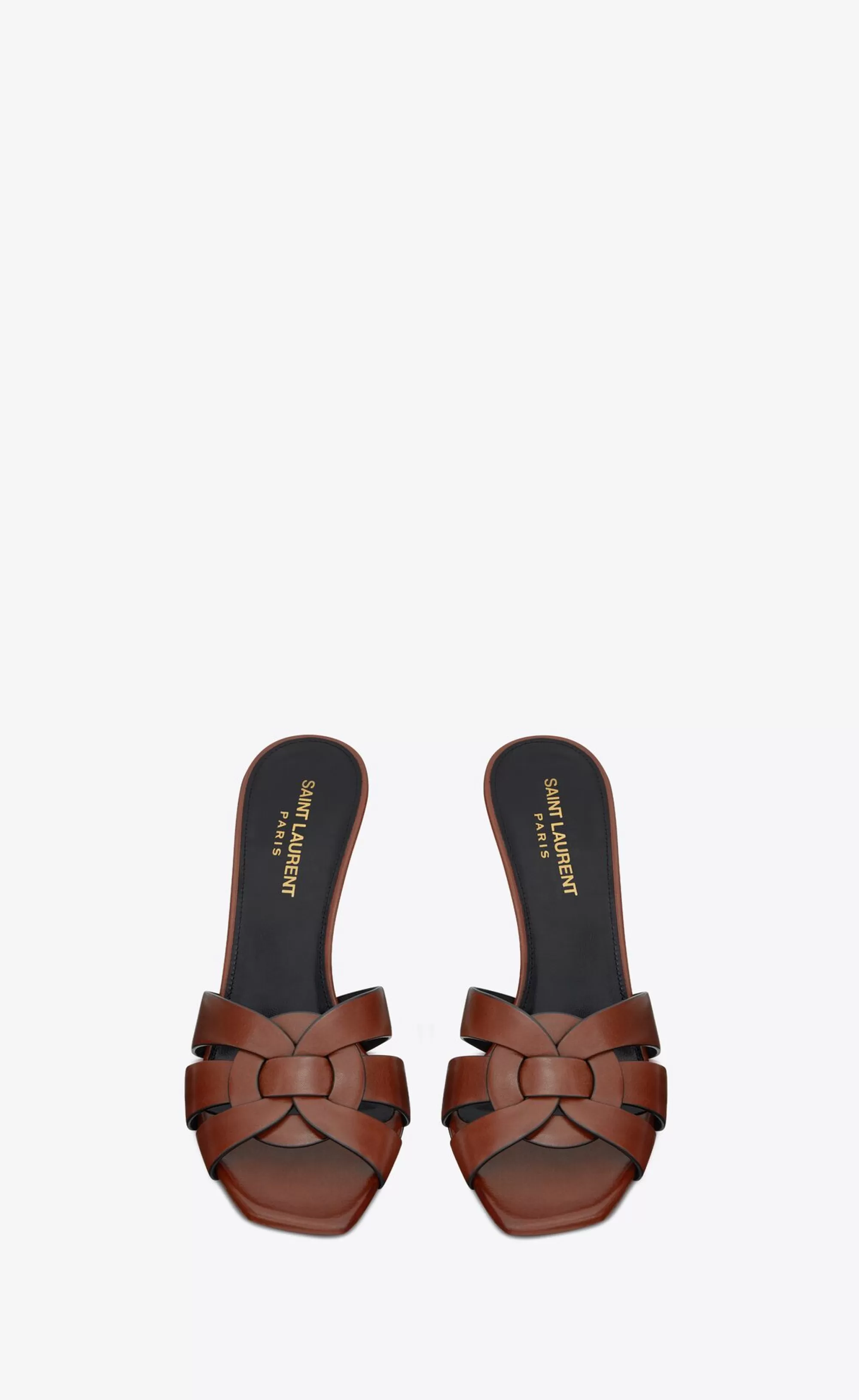 Women Saint Laurent MULES^TRIBUTE MULES In Smooth Leather | | YSL.com