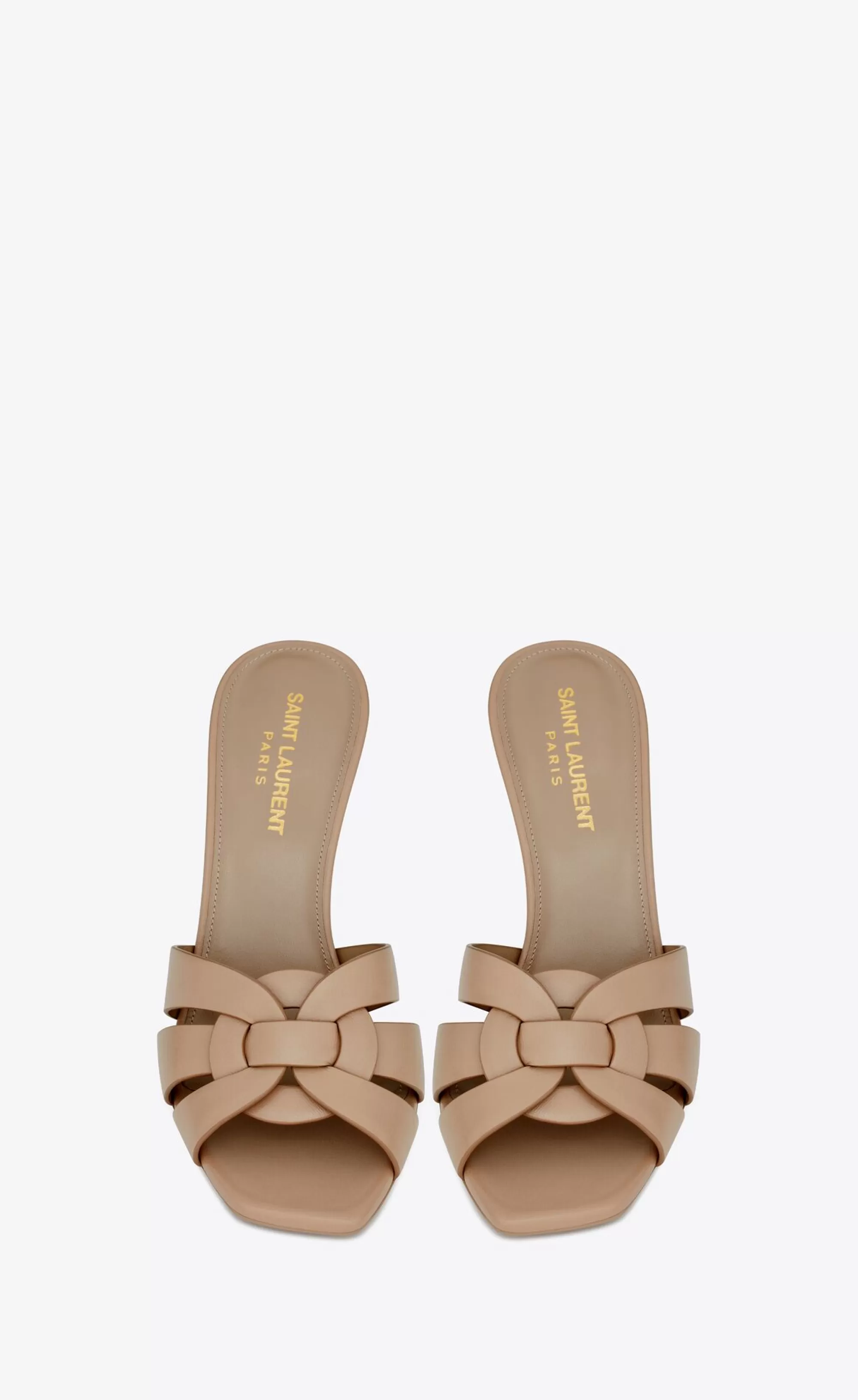 Women Saint Laurent MULES^Tribute MULES In Smooth Leather | | YSL.com