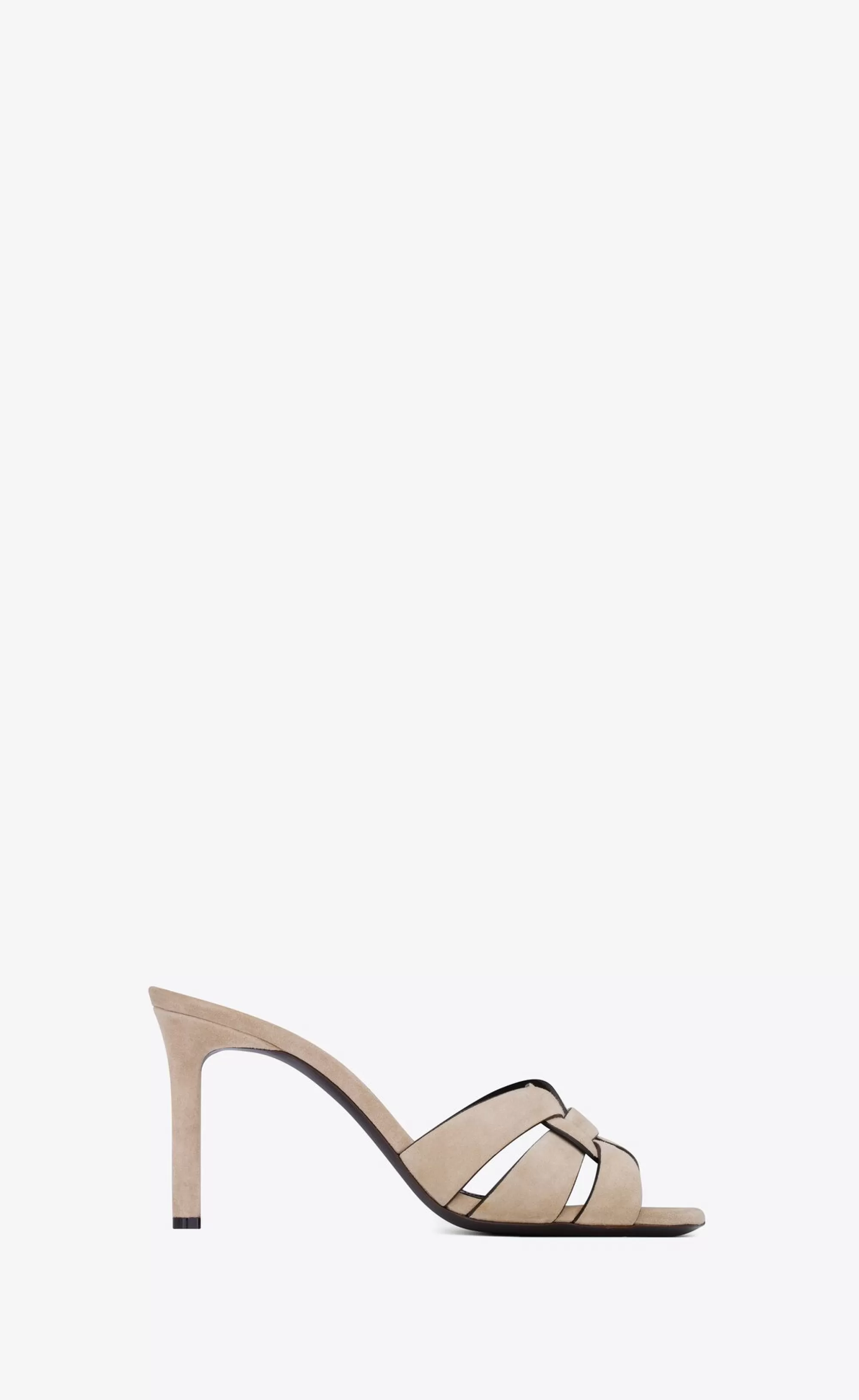 Women Saint Laurent MULES^TRIBUTE Mules In Suede | | YSL.com